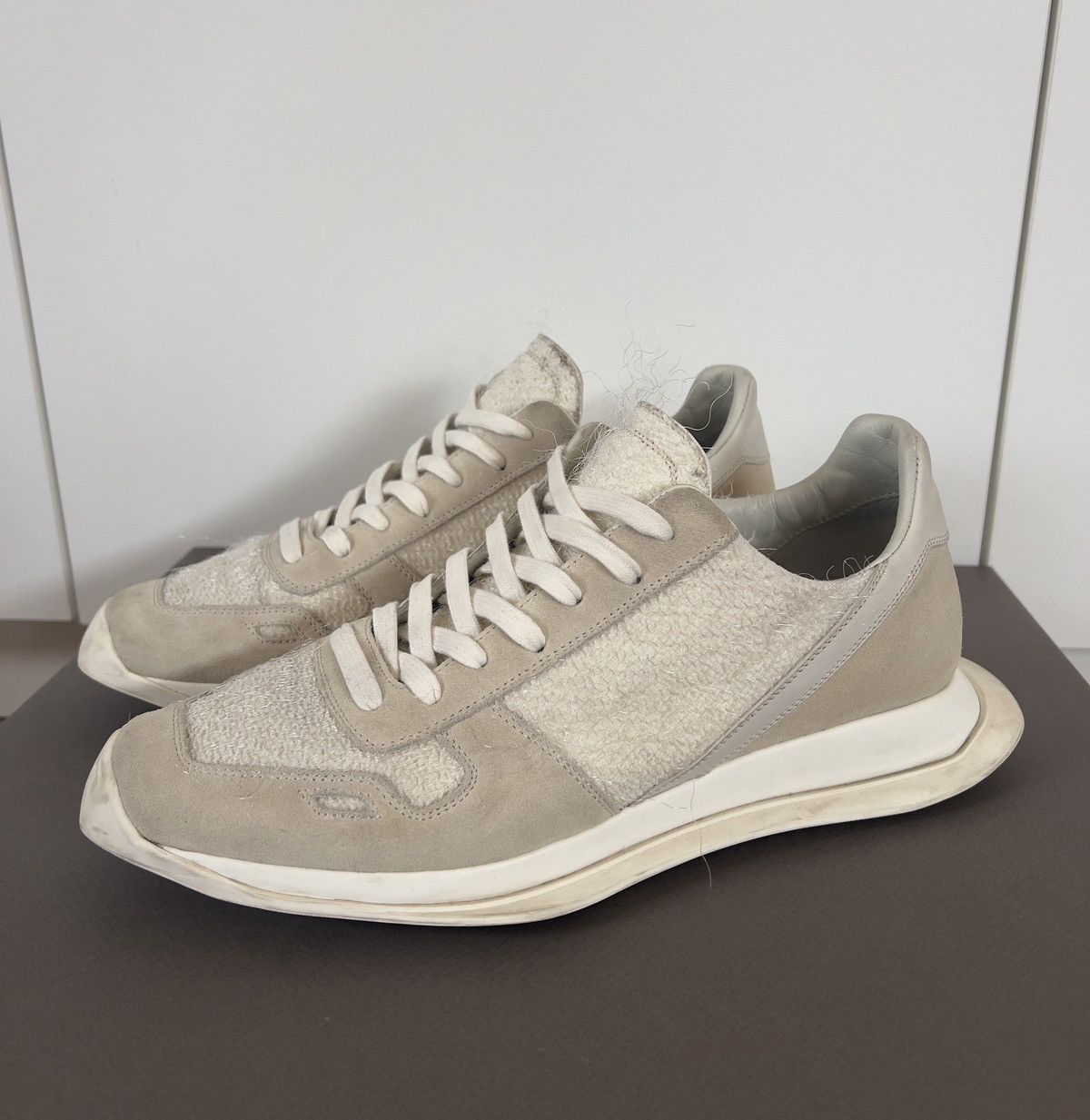 Rick Owens Rick Owens FW18 Sisyphus Oblique runners Size US 9 / EU 42 - 1 Thumbnail