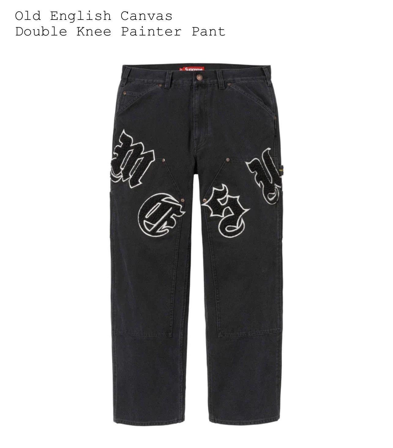 Supreme Double Knee Painter Pants | Grailed