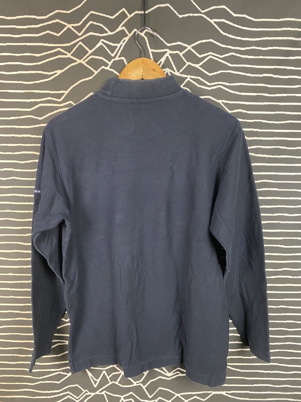 Burberry Vintage Burberry Golf Mock Neck Long Sleeve Embroidery Logo Size US M / EU 48-50 / 2 - 2 Thumbnail