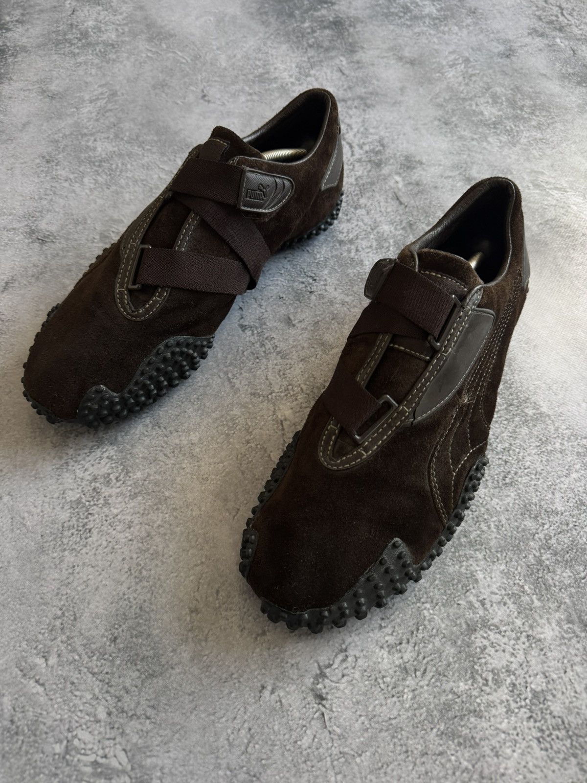 Puma Vintage Puma Mostro Brown Leather Rare Asap sped cat Size US 10 / EU 43 - 3 Thumbnail