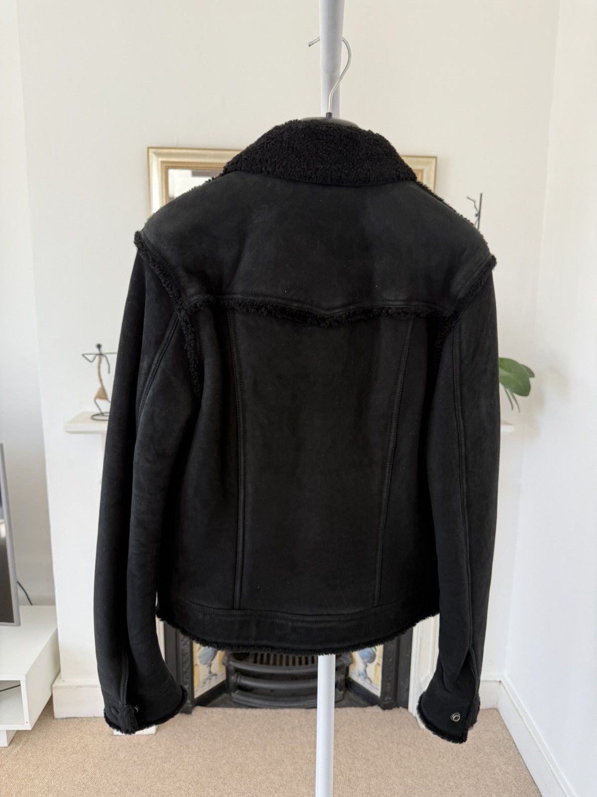 Saint Laurent Paris FW20 Saint Laurent Real Dye Sheep Fur Trucker Jacket Size US S / EU 44-46 / 1 - 6 Thumbnail
