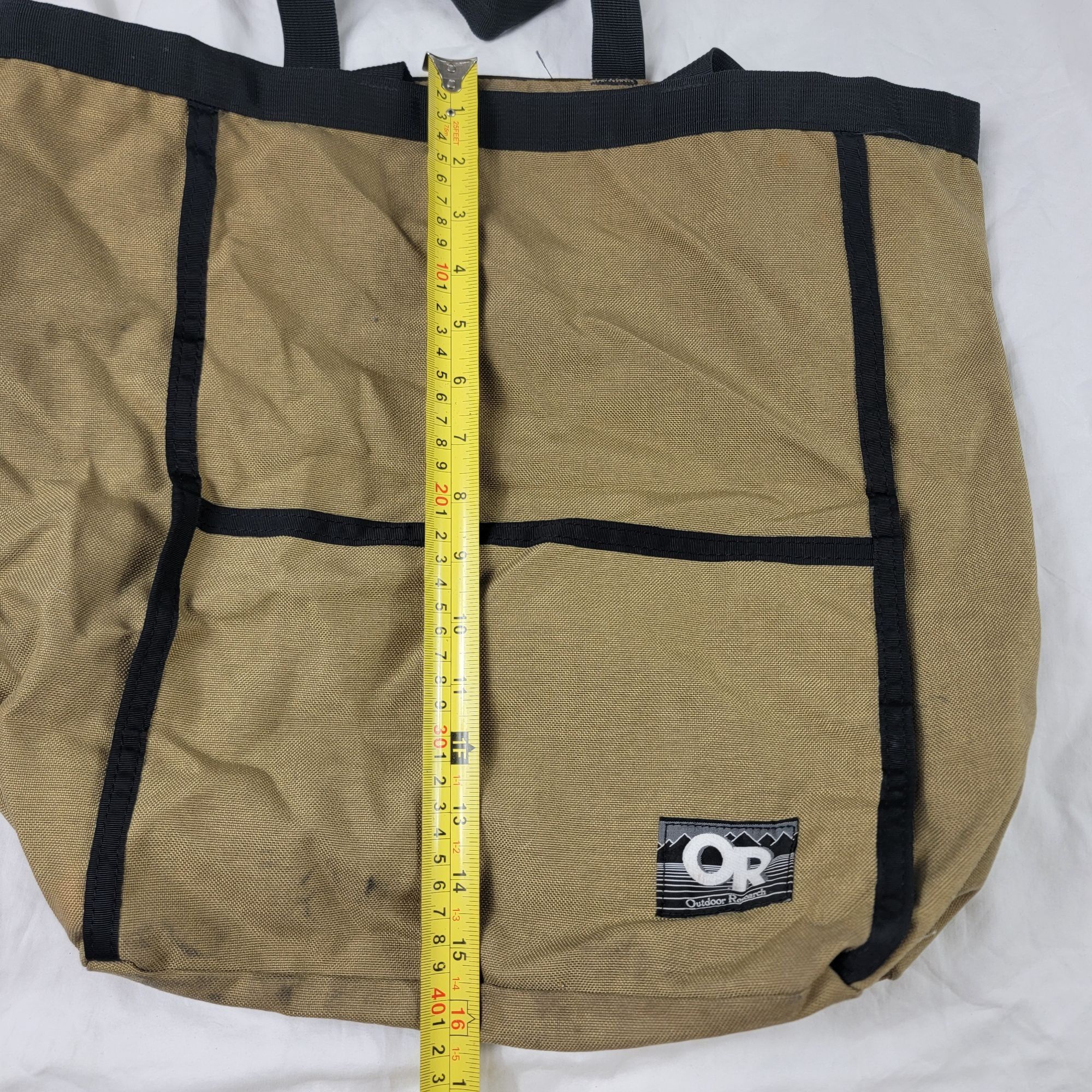 Outdoor Research Outdoor Research Canvas Tan Black Tote Bag With Handles Trav Size ONE SIZE - 10 Thumbnail