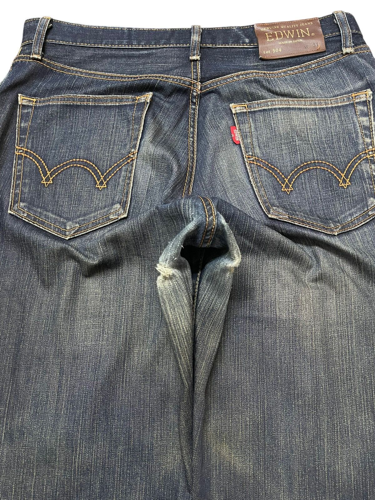 Edwin Vintage Edwin 504 Mud Wash Style Baggy Jeans Size US 32 / EU 48 - 5 Thumbnail