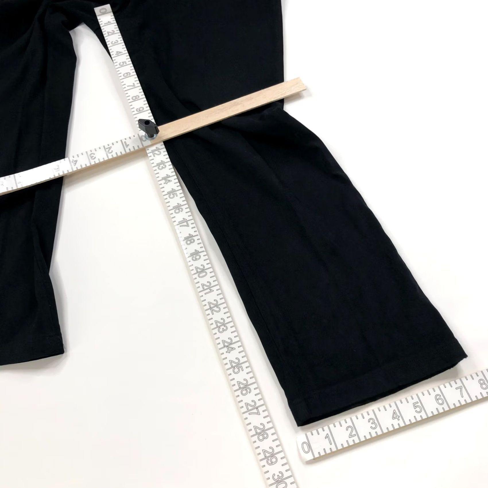 FELT St. John Sport Pants Women's 8 High Rise Flat Front Pockets Black 30W 28L Inseam 28in Regular Rise Vintage: No Size 30" / US 8 / IT 44 - 6 Thumbnail