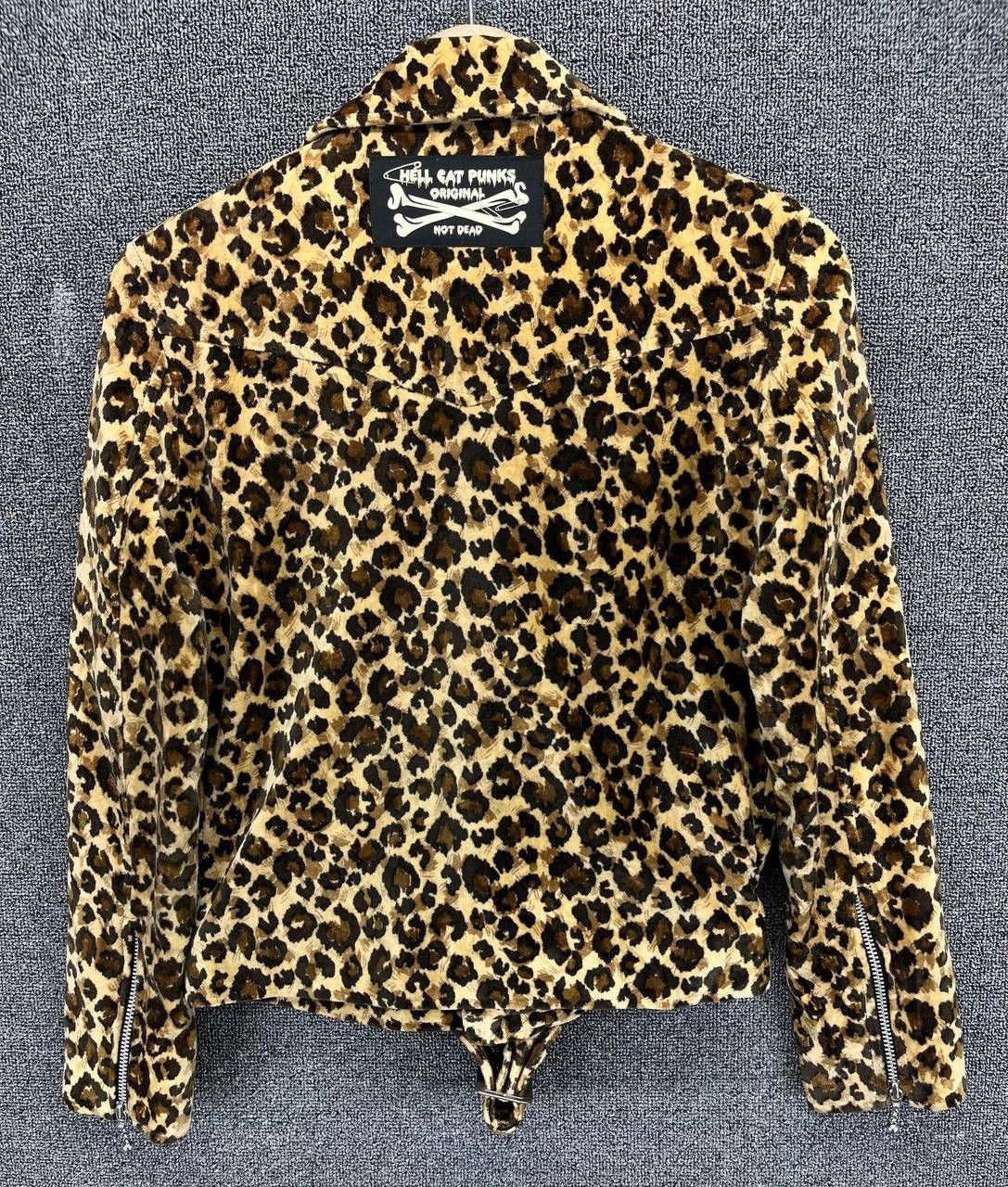 If Six Was Nine Vintage Hell Cats Punk Not Dead Leopard Jacket Size S / US 4 / IT 40 - 10 Thumbnail