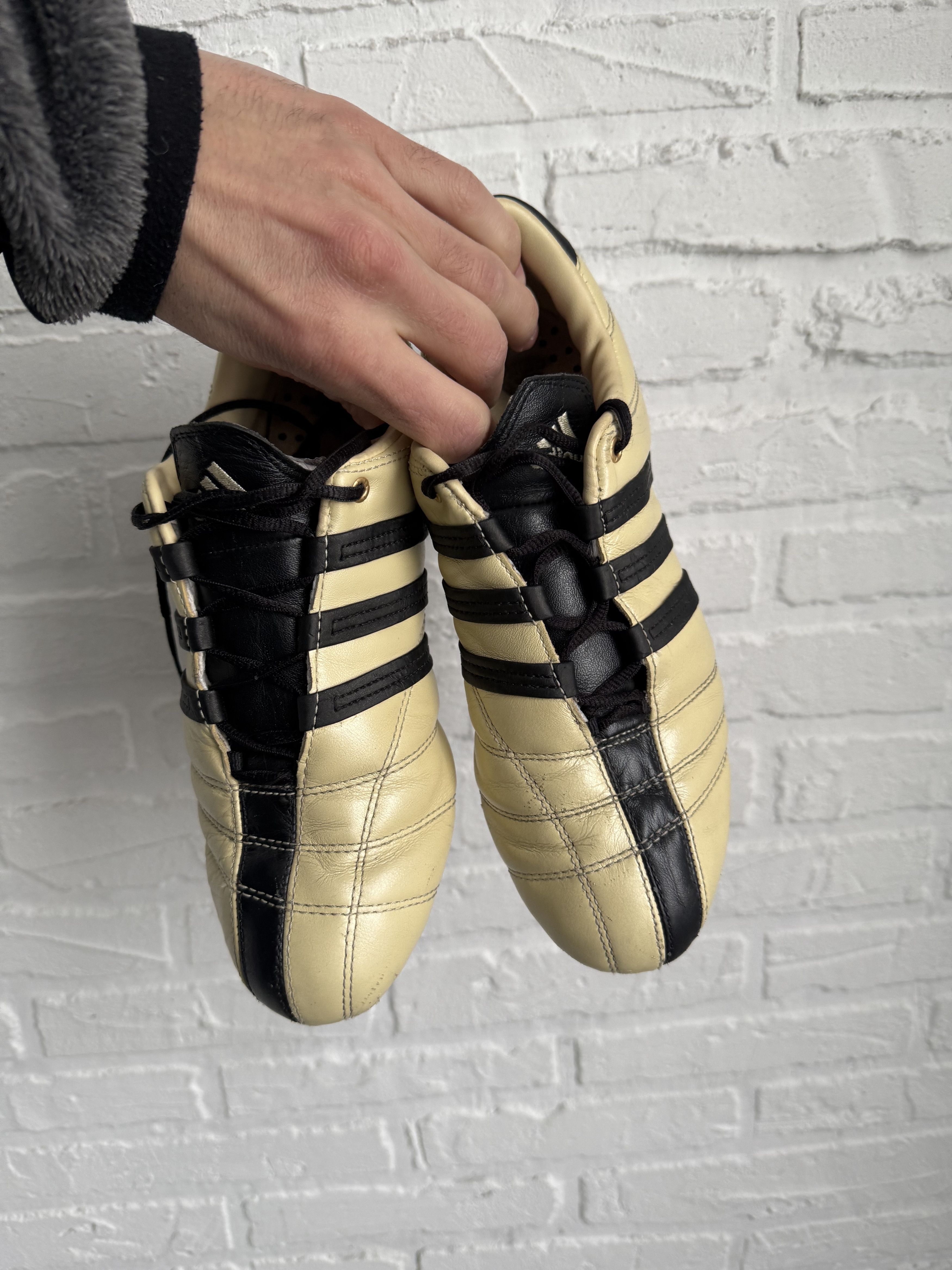 Adidas Vintage 2000s Adidas Taekwondo beige leather low sneakers Size US 7 / IT 37 - 12 Thumbnail