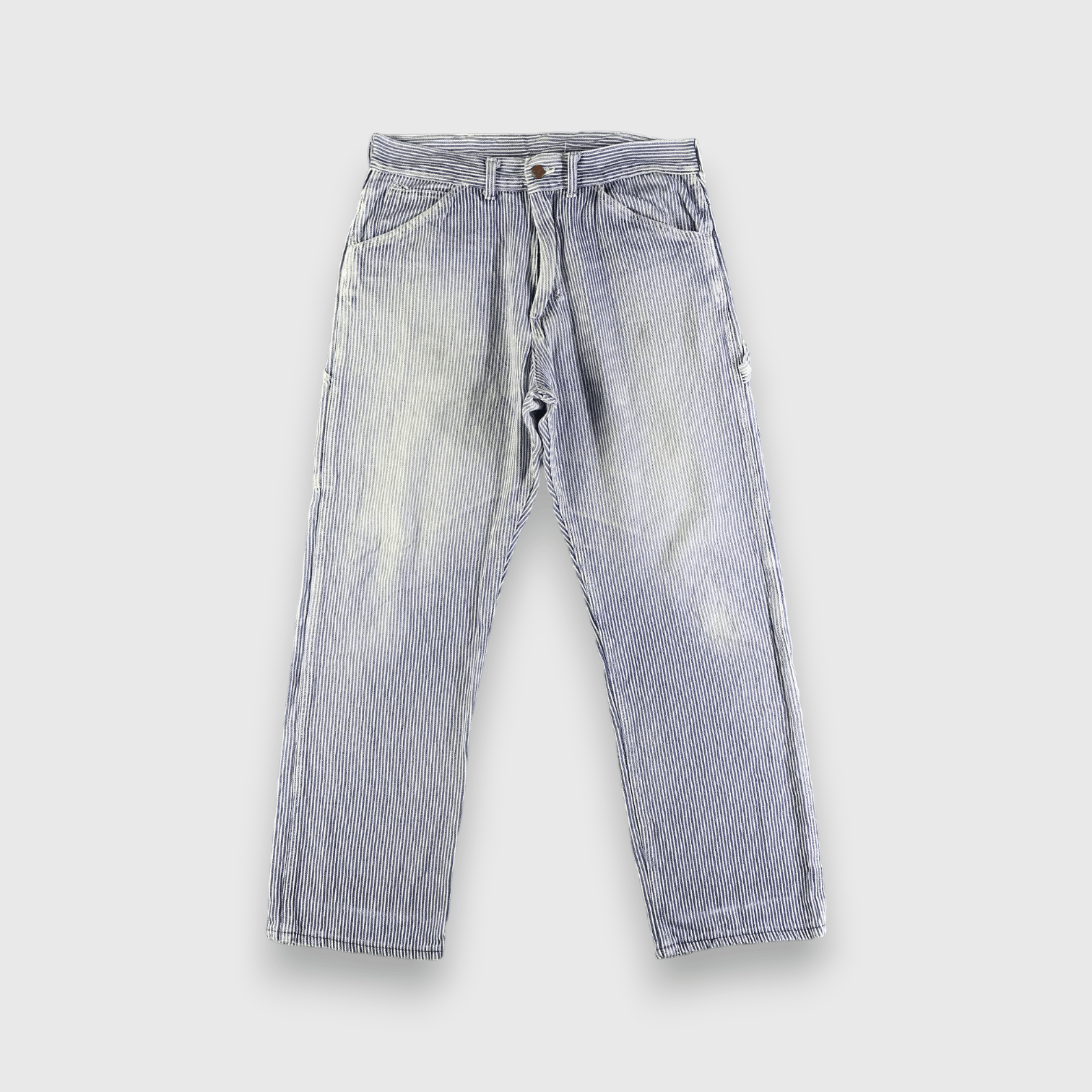 Japanese Brand Vintage Round House Hickory Jeans-J3871 Size US 33 - 1 Thumbnail