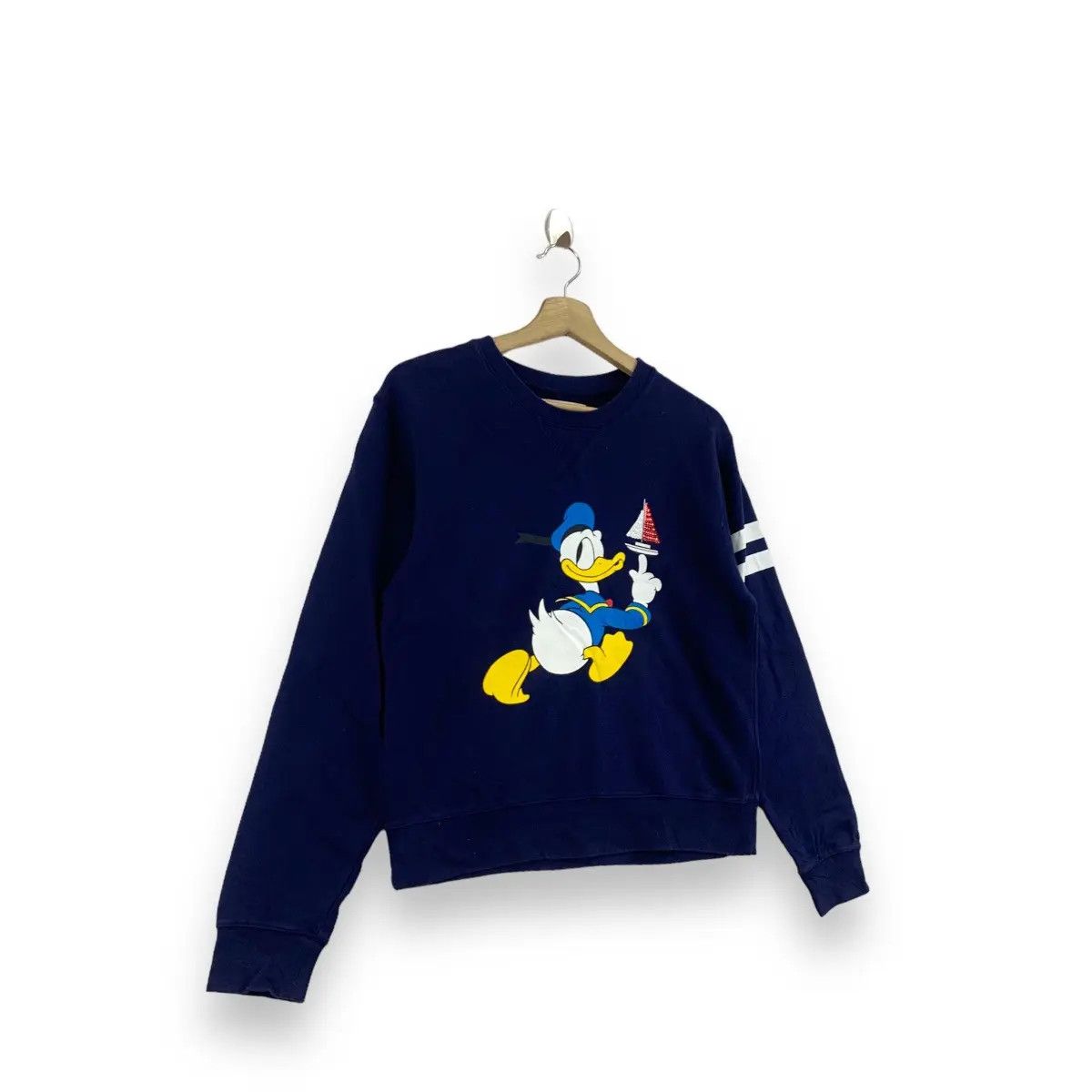 Disney Vintage DISNEY DONALD DUCK Holiday Yacht Sweatshirt Size S / US 4 / IT 40 - 10 Thumbnail
