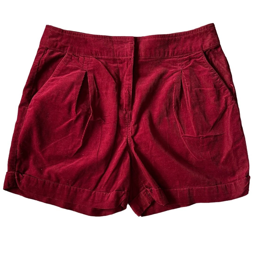 Forever 21 XXI Forever 21 Burgandy Cotton Shorts, M Size 30" / US 8 / IT 44 - 1 Thumbnail