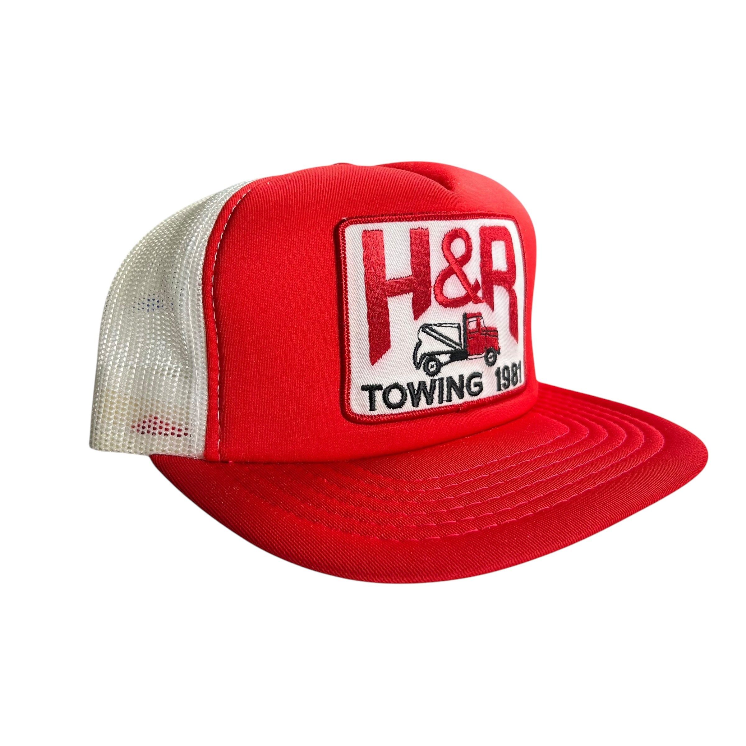 Vintage 1981 H&R Towing Trucker Hat Size ONE SIZE - 1 Thumbnail