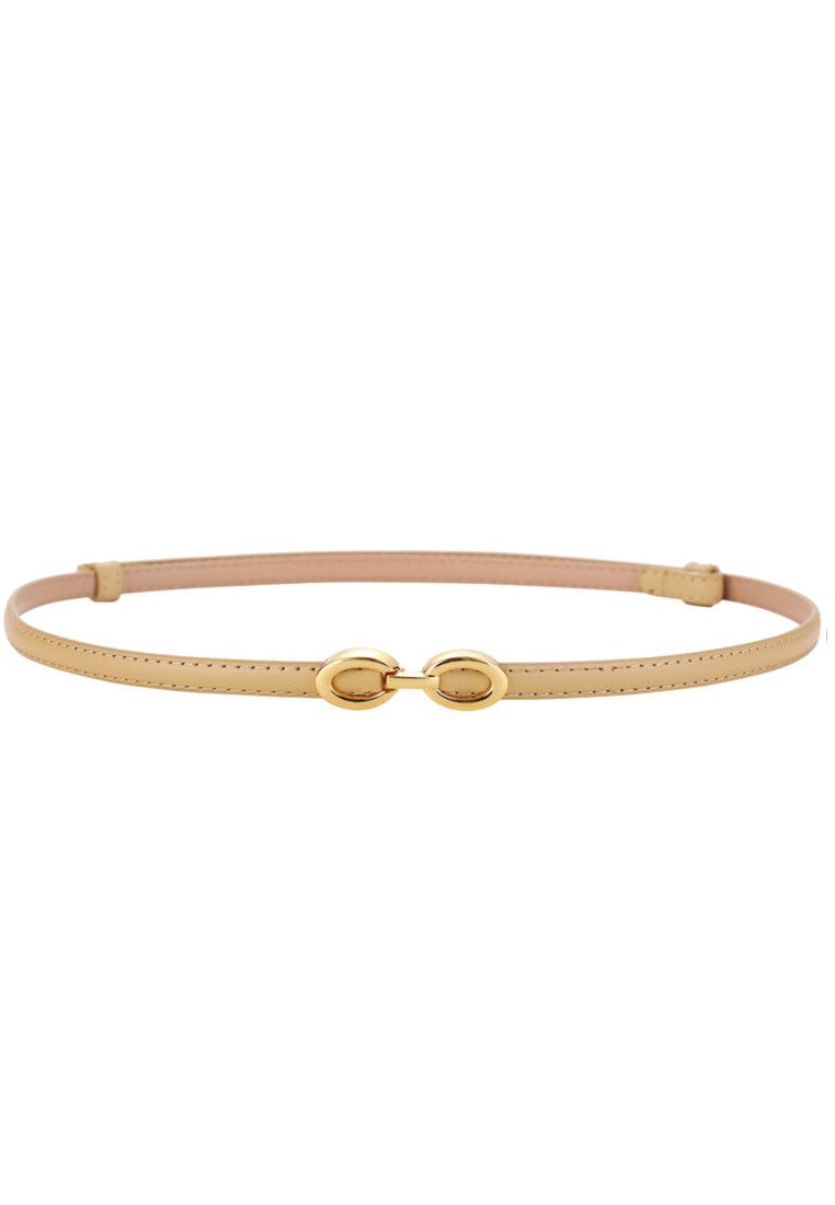 Other Apricot Women's Leather Belts with Gold Buckle Belt Size ONE SIZE - 2 Thumbnail