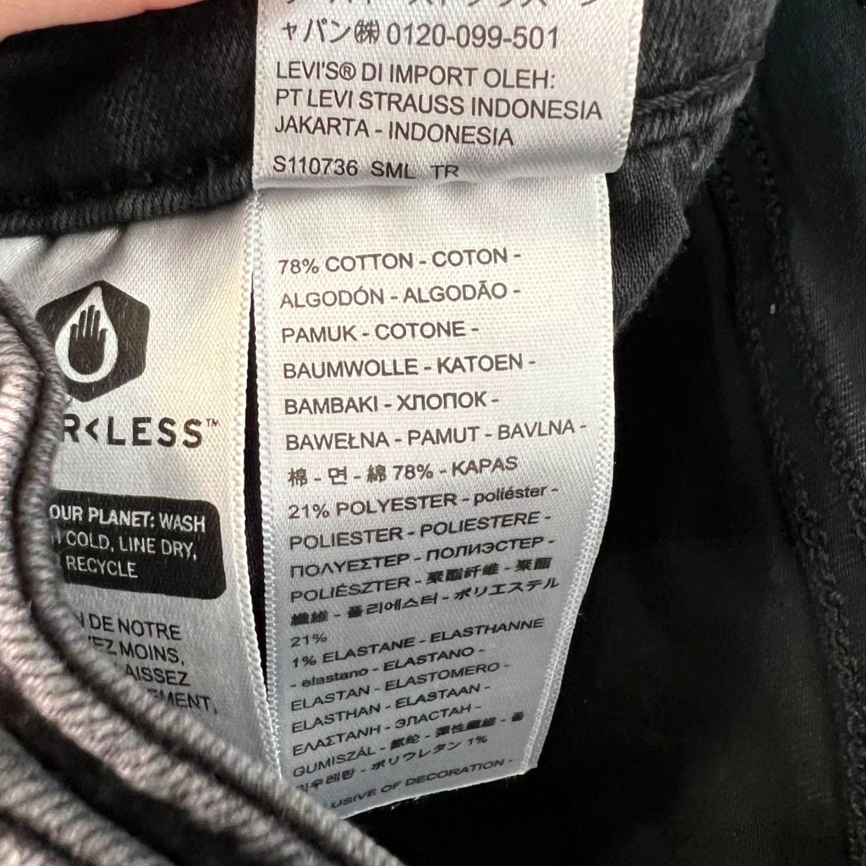 Levi's Levi's Womens Bootcut Jeans 29 x 28 Black Denim Sustainable Regular Mid Rise Size 29" - 4 Thumbnail