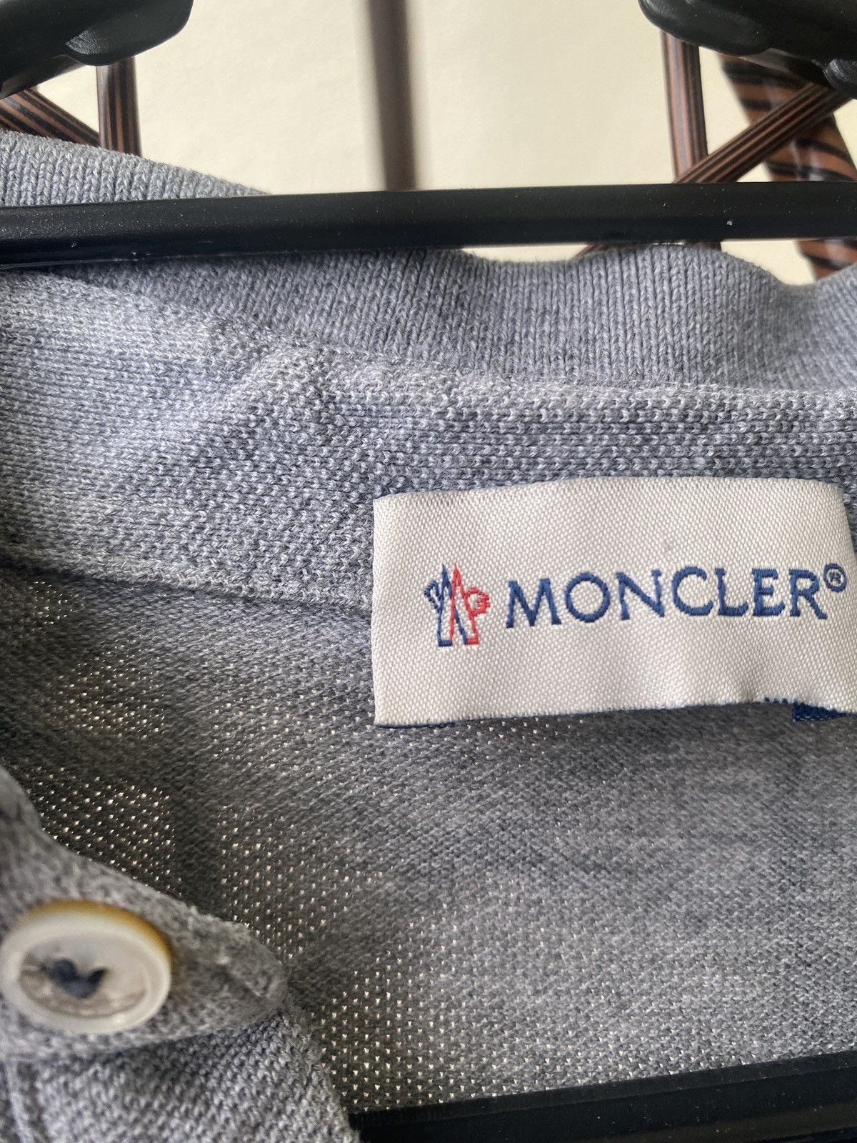 Moncler Moncler luxury mini badge drip hype polo shirt Size US XXL / EU 58 / 5 - 2 Thumbnail