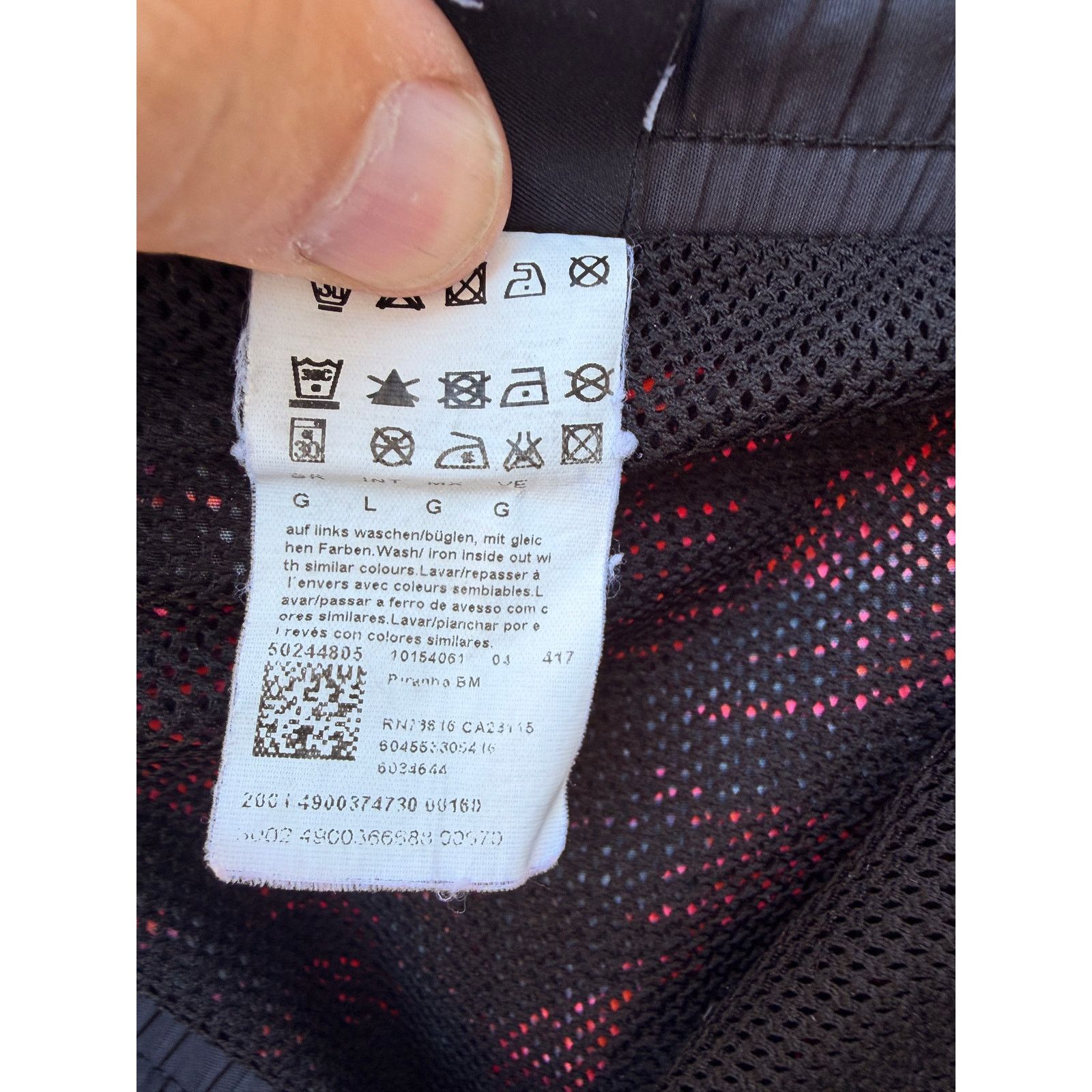 Hugo Boss Hugo Boss Navy Pink Palm Print Swim Trunks Medium Size US 34 / EU 50 - 4 Thumbnail