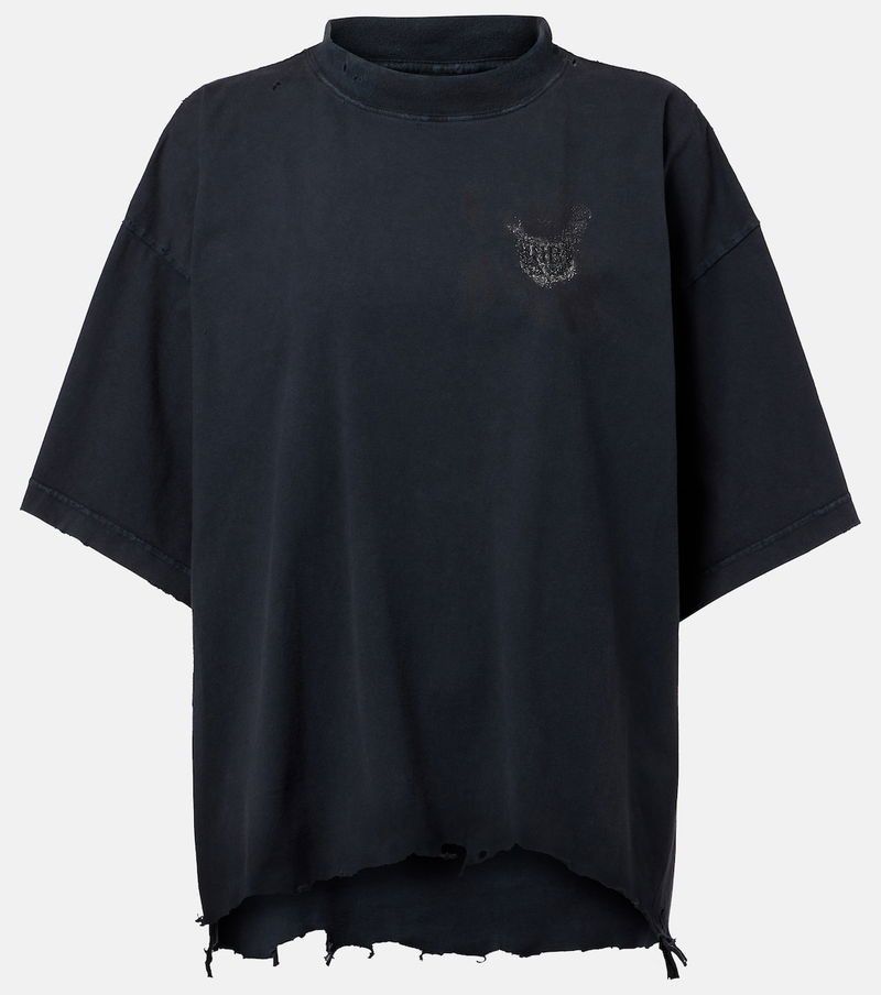 Balenciaga Nail Polish Cotton T-Shirt Size US S / EU 44-46 / 1 - 1 Thumbnail
