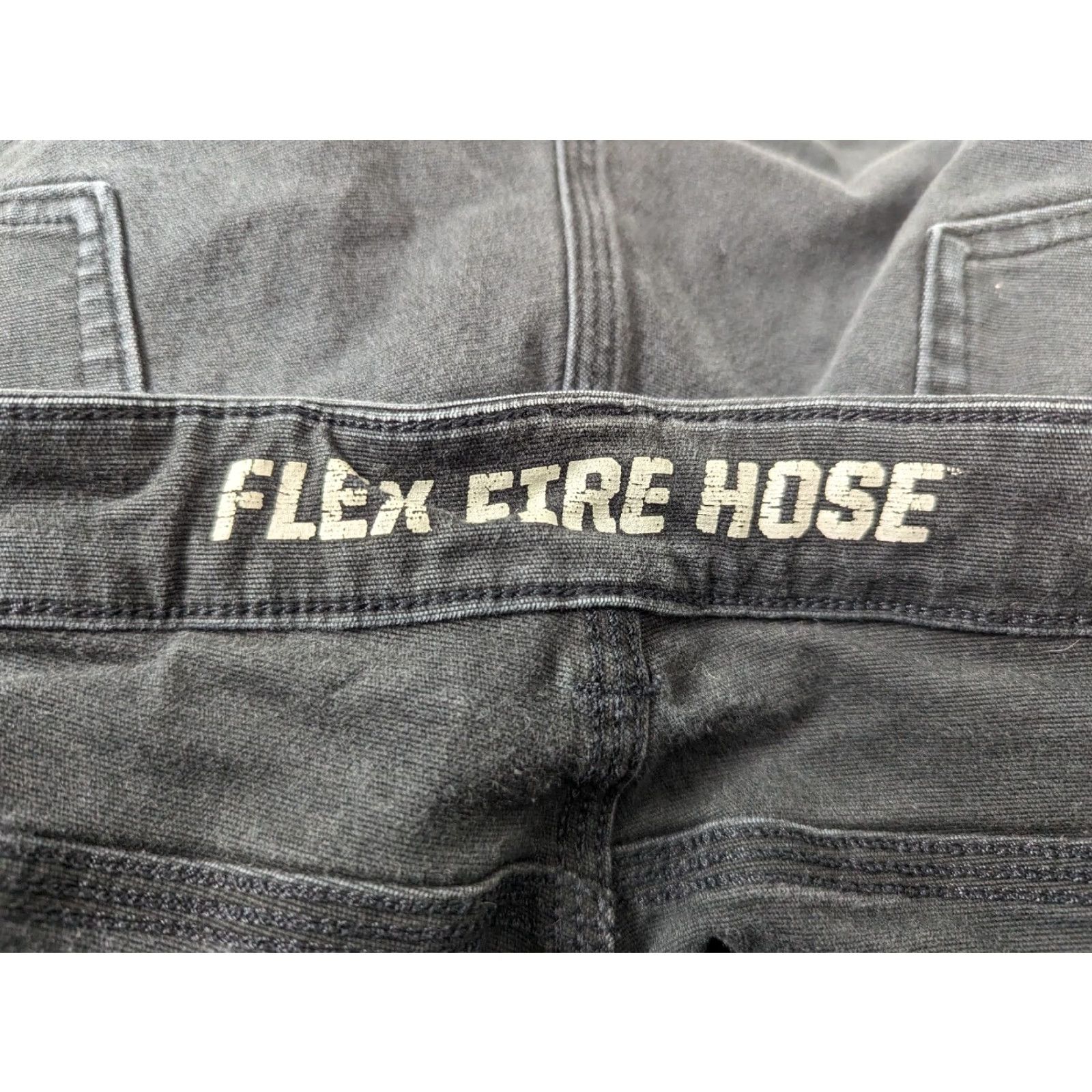 Duluth Trading Company Duluth Trading Co. Pants Men Work Duluth Trading Flex Fire Hose Relaxed Fit Black 40x30 P3M Size US 40 / EU 56 - 3 Thumbnail