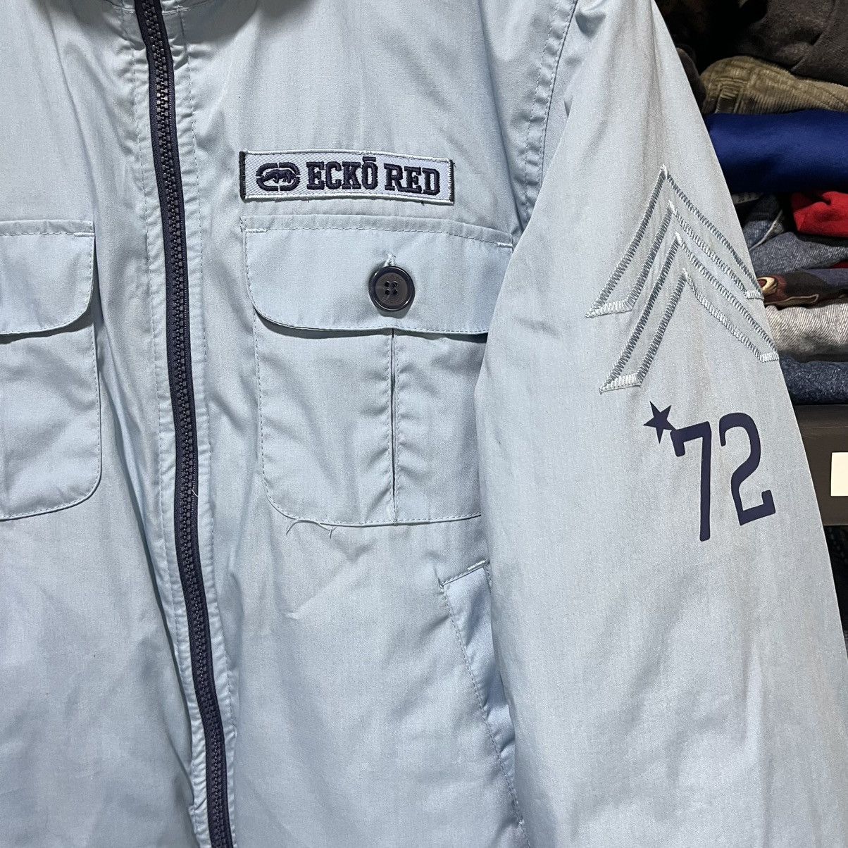 Ecko Unltd. VTG Y2K ECKO UNLTD RHINO MILITARY REVERSIBLE BOMBER JACKET Size US S / EU 44-46 / 1 - 11 Thumbnail