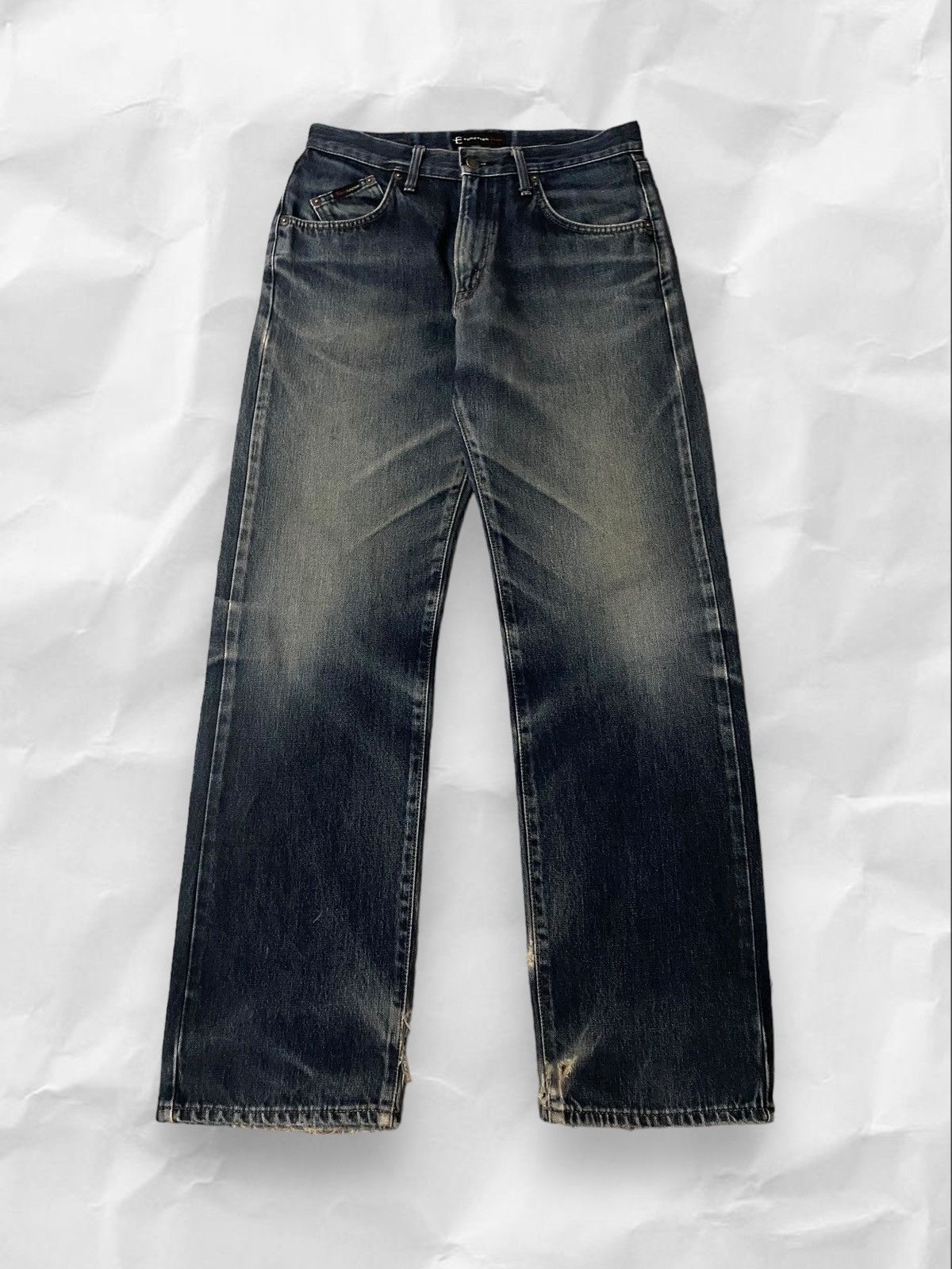 Edwin × Vintage Vintage Edwin E Function Japan Wash Straight Cut Jeans Denim Size US 32 / EU 48 - 2 Thumbnail