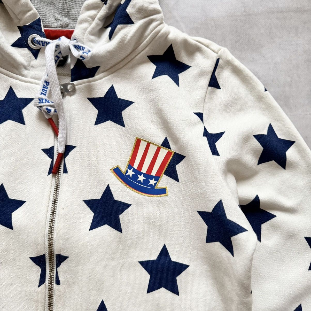 Hysteric Glamour Y2K Paul Frank USA Uncle Sam Julius Star Zip Hoodie Logo Size L / US 10 / IT 46 - 7 Thumbnail