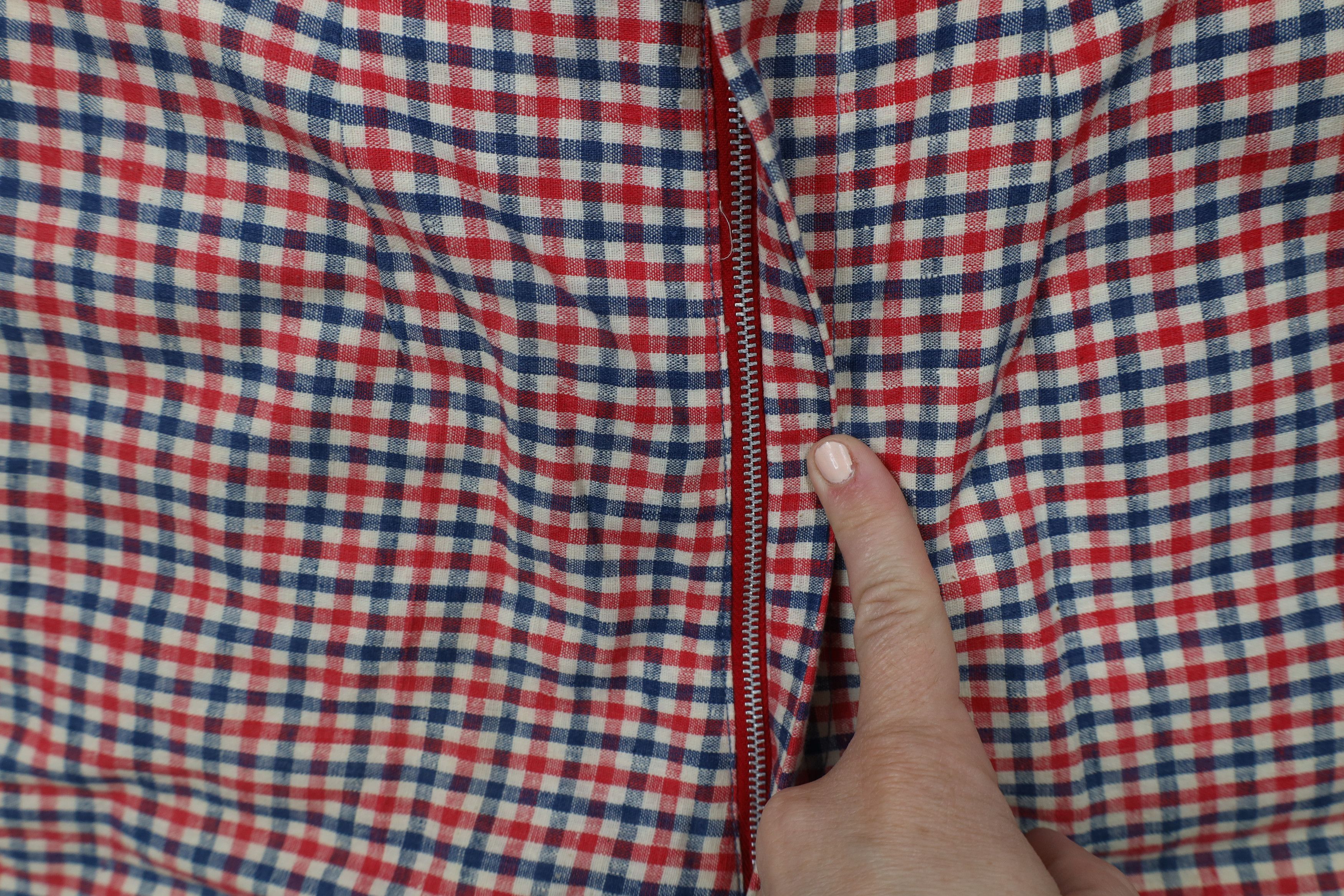 Vintage Vintage 50s 60s Bermuda Chino Shorts Gingham Plaid USA Size 26" / US 2 / IT 38 - 5 Thumbnail