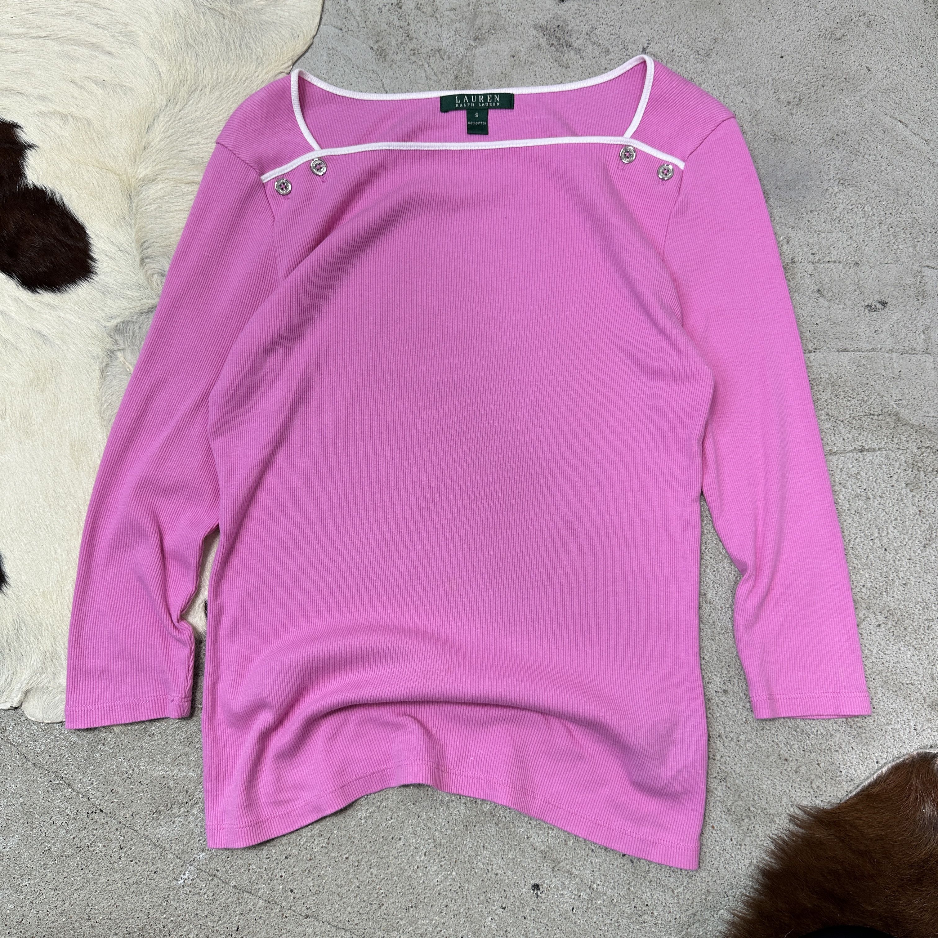 Ralph Lauren Vintage Old Money Ralph Lauren Women's Top Y2K Size S / US 4 / IT 40 - 2 Thumbnail