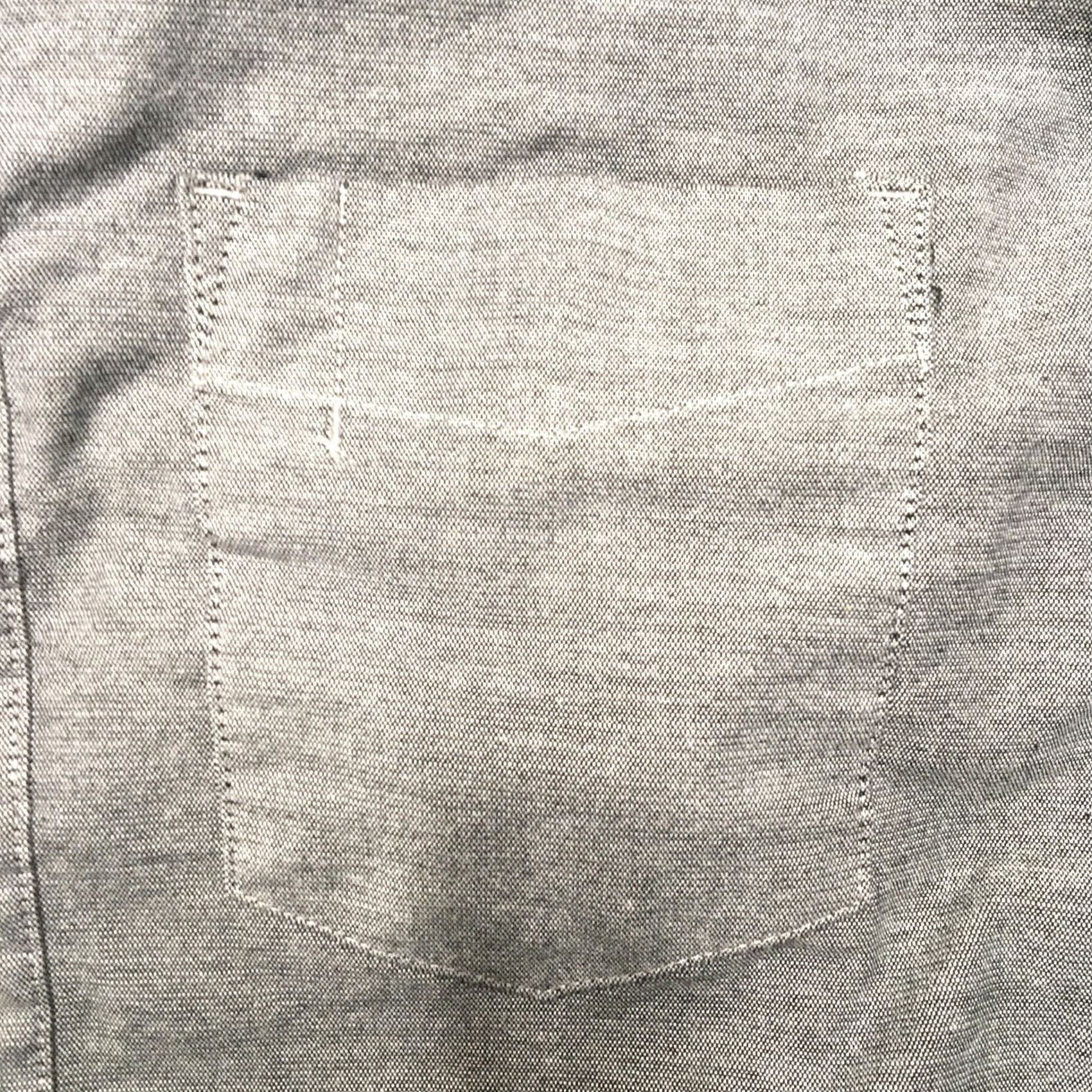 Vintage DU/ER Button-Down Shirt Mens L Gray Cotton Blend Knit 9-to-9 Performance Casual Dress Shirt Regular Size US L / EU 52-54 / 3 - 4 Thumbnail