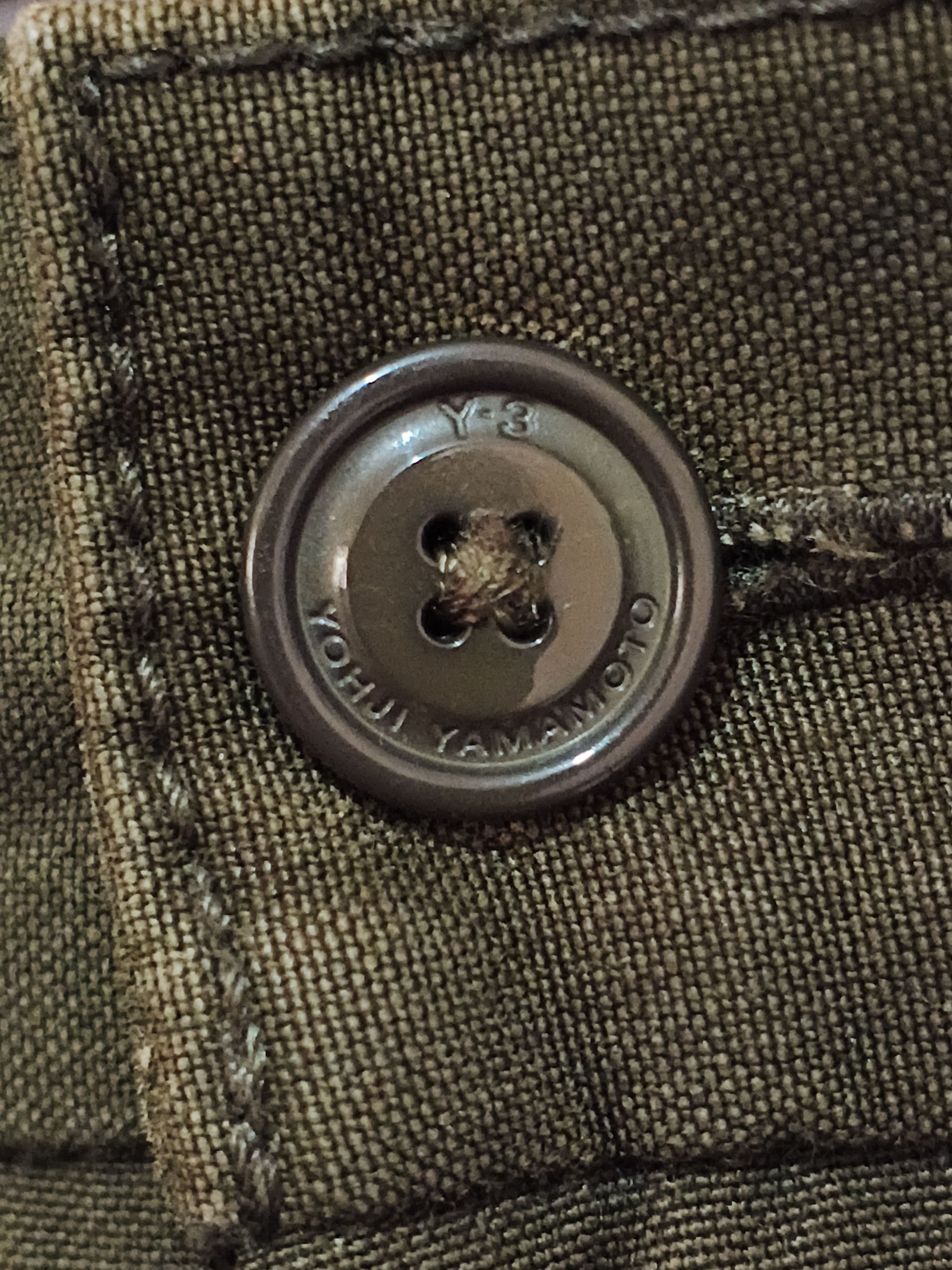 Yohji Yamamoto 🔥Archive 2008 Adidas Y-3 Olive Military Cargo Pants Size US 34 / EU 50 - 13 Thumbnail