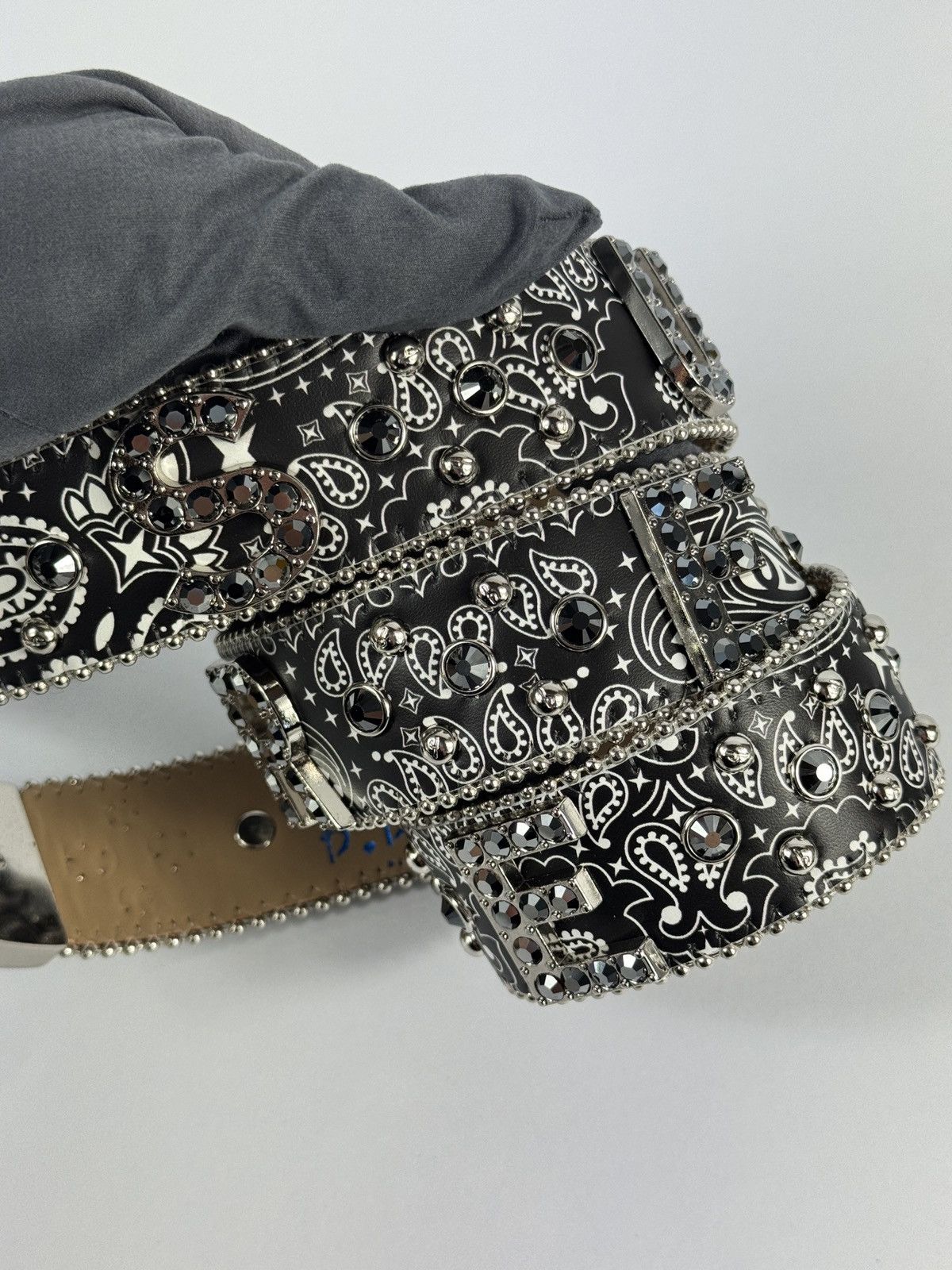 Supreme SUPREME X B.B. SIMON STUDDED CRYSTAL BELT Size ONE SIZE - 8 Thumbnail