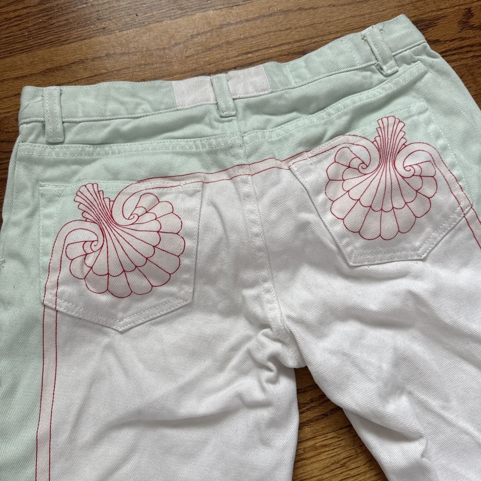 Casablanca casablanca shell print denim shorts white Size S 30 C23 Size US 30 / EU 46 - 11 Thumbnail