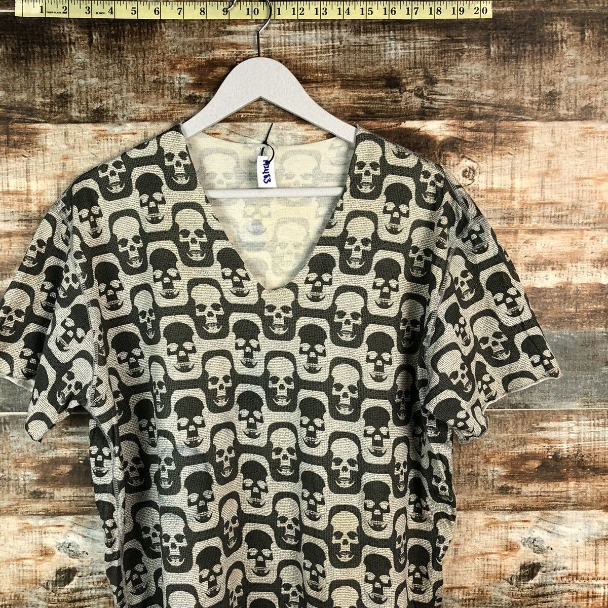Lucien Pellat-Finet Lucien Pellat Finet full print Skulls White T-Shirt #A2483 Size US L / EU 52-54 / 3 - 5 Thumbnail