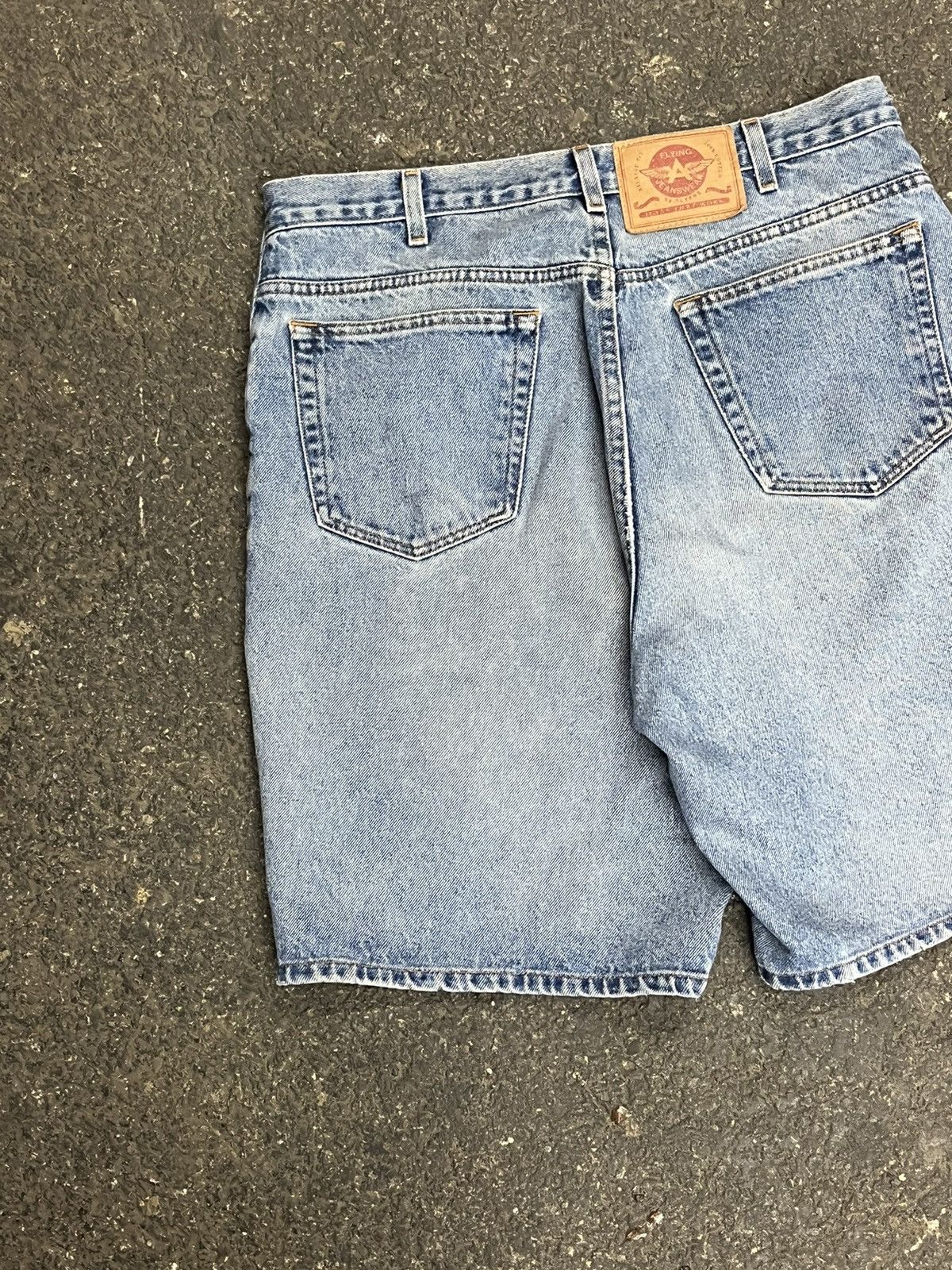 Vintage Jorts y2k baggy fit light wash streetwear hype rare hip hop Size US 32 / EU 48 - 2 Thumbnail