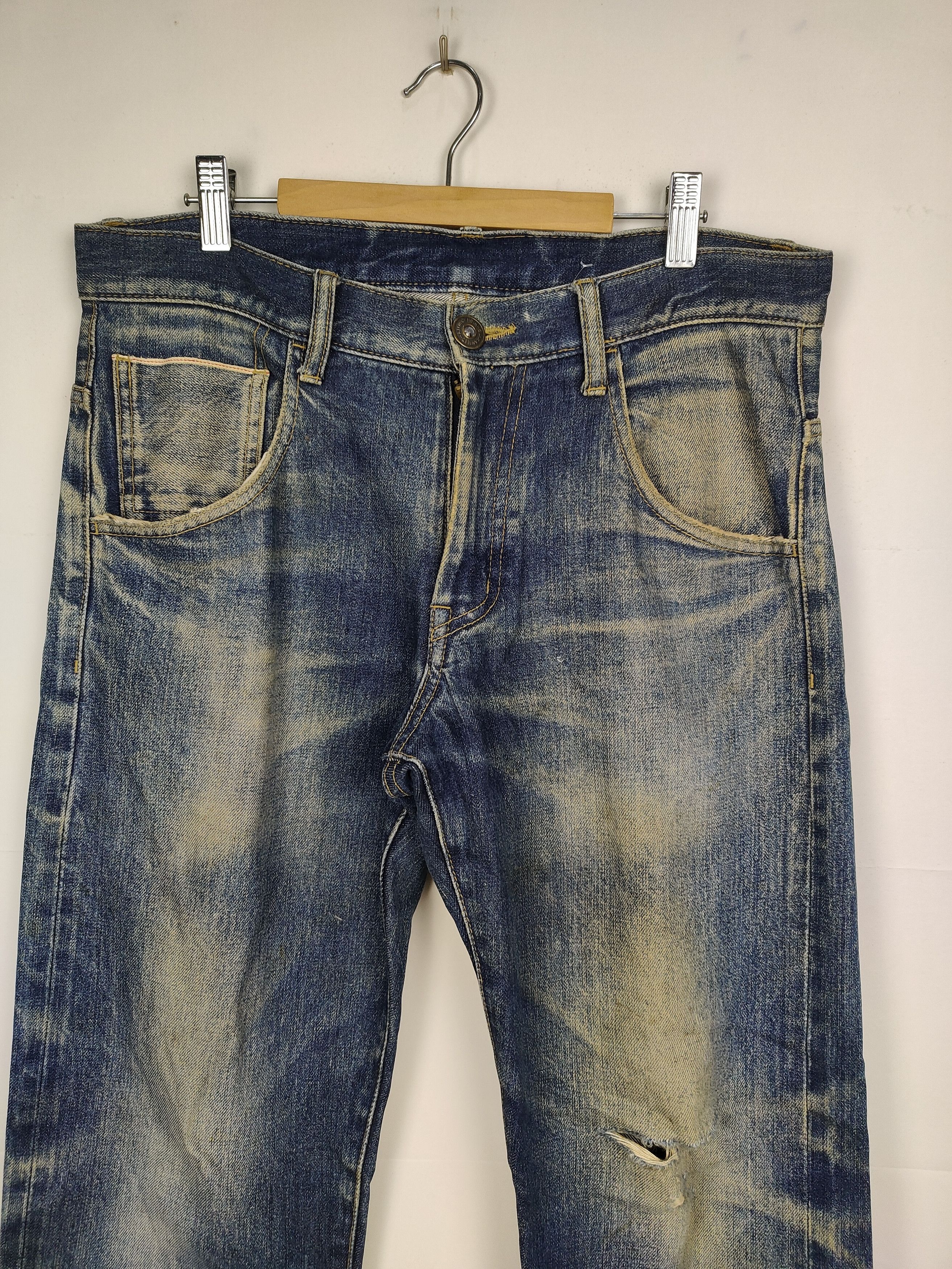 Japanese Brand Mindblow Selvedge Denim Pant Size US 30 / EU 46 - 2 Thumbnail