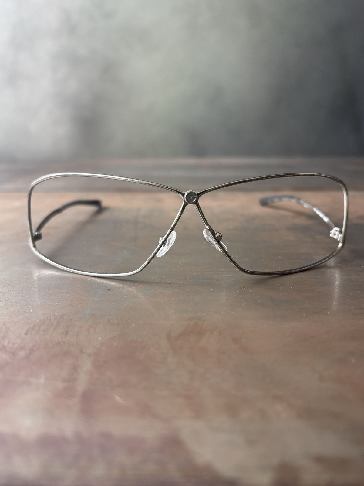 Gucci Vintage Gucci Frames 2000s Metal Shield GG 1709/S Tom Ford Size ONE SIZE - 7 Thumbnail