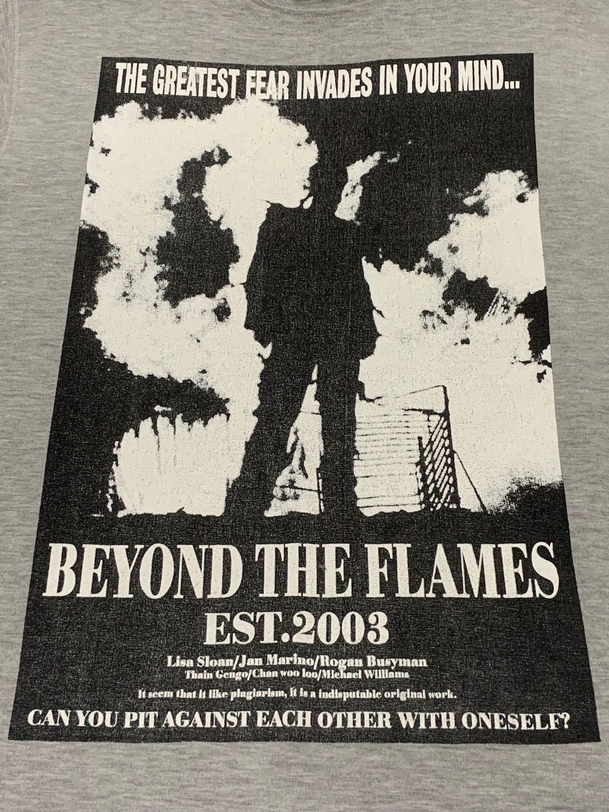 20471120 Beyond The Flames Greatest Fear Invades Trash Distressed Tee Size US L / EU 52-54 / 3 - 7 Thumbnail