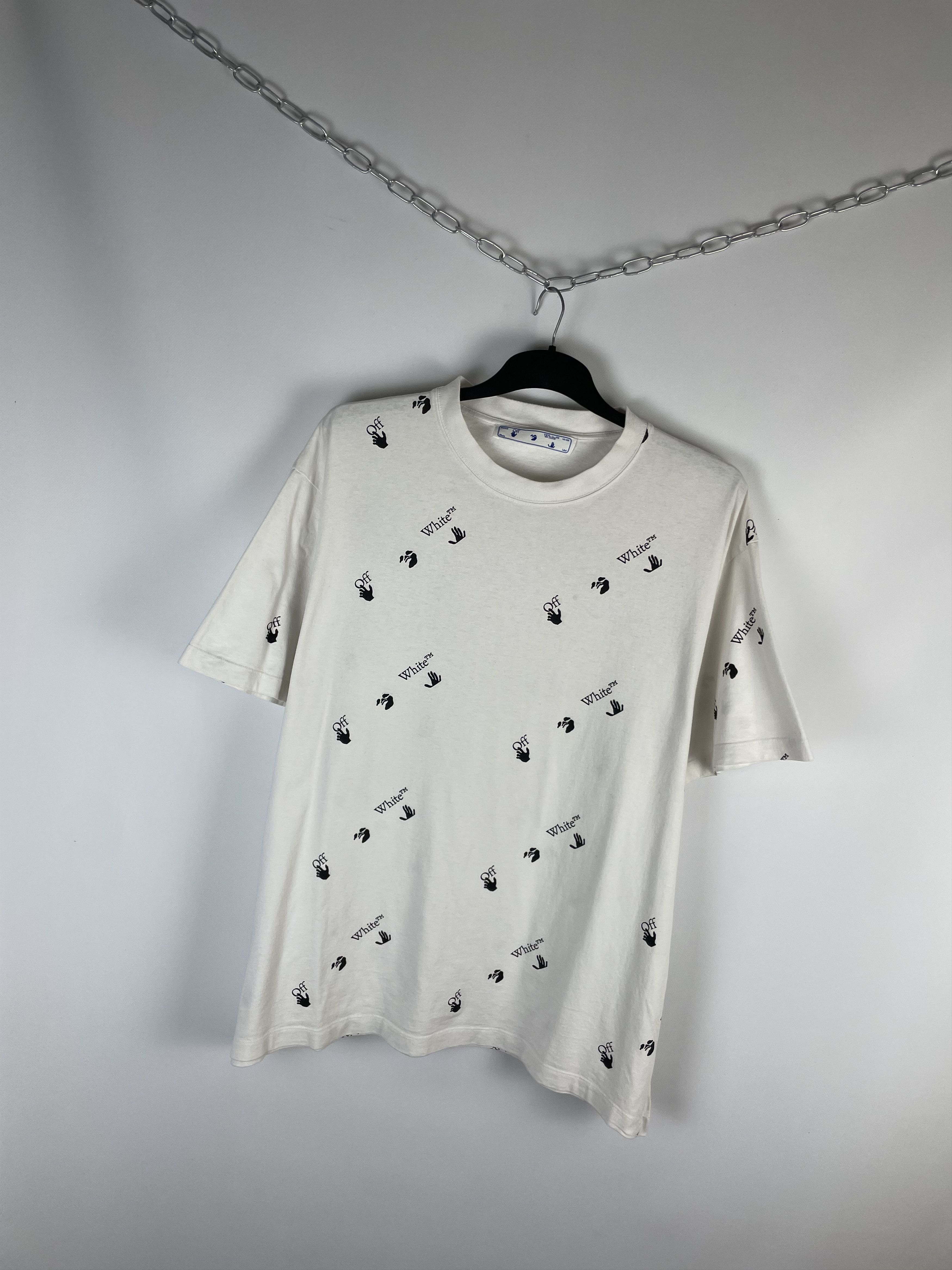 Off-White Off-white Monogram Tee Size US L / EU 52-54 / 3 - 2 Thumbnail