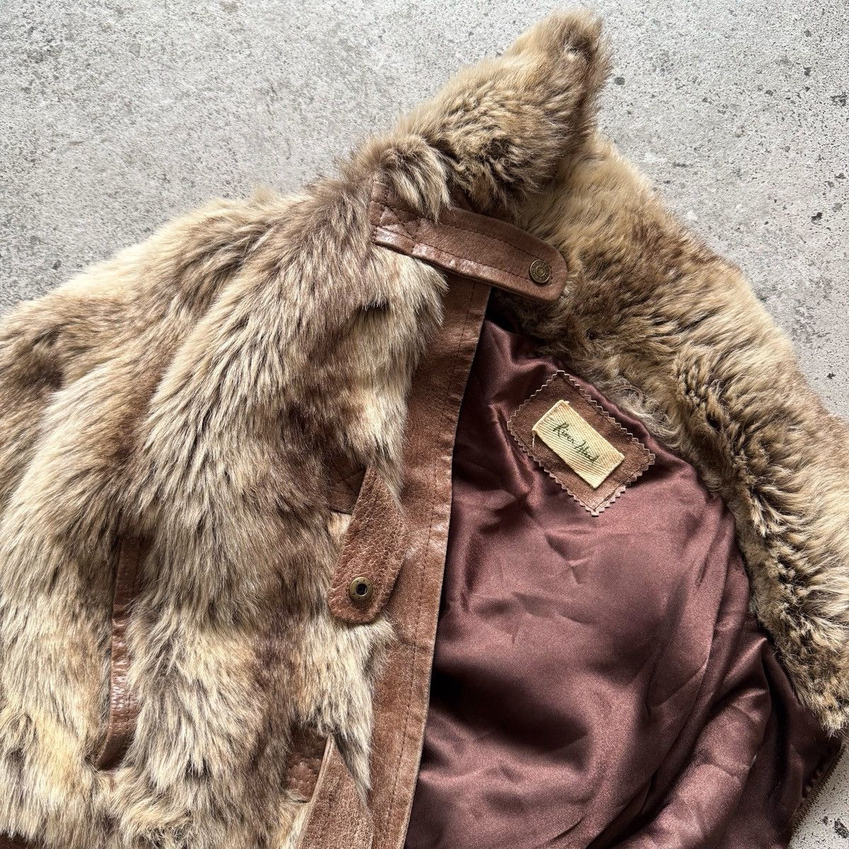 River Island River Island Vintage Wmns Faux Fur Short Jacket Brown Beige Size S / US 4 / IT 40 - 7 Thumbnail
