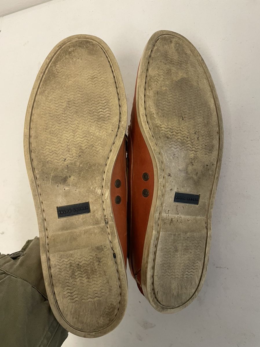 Ralph Lauren Black Label Colorblock Leather Boat Shoe Size US 9.5 / EU 42-43 - 8 Thumbnail