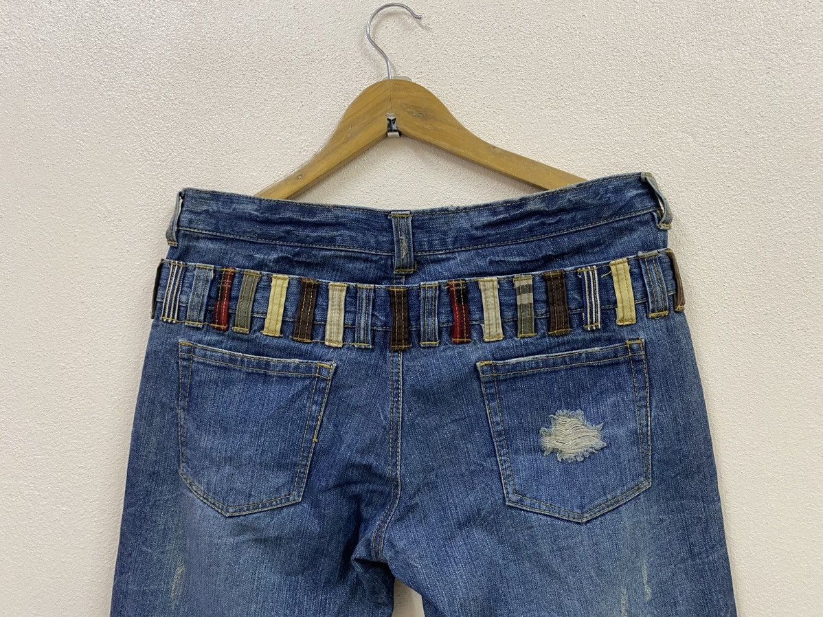 Japanese Brand Vintage Double Waist Denim Japan Size US 35 - 6 Thumbnail