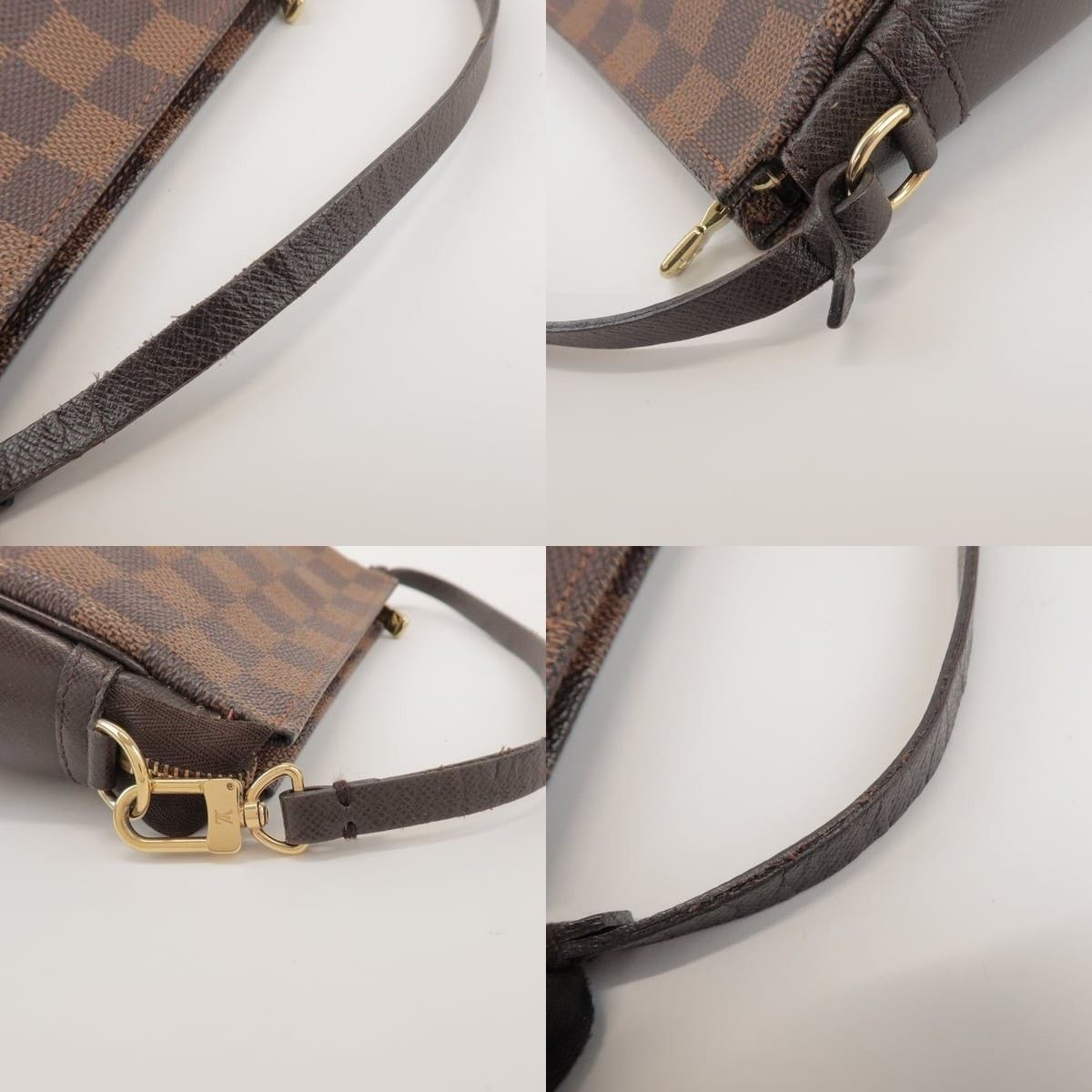 Louis Vuitton Louis Vuitton Damier Ebene Trousse Makeup Accessory Pouch Size ONE SIZE - 4 Thumbnail