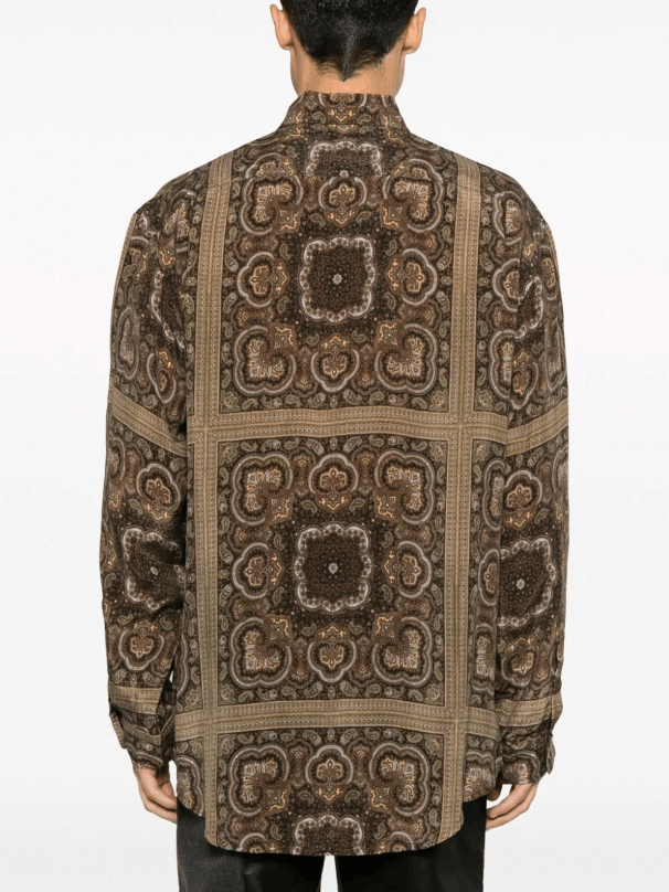 Nanushka BNWT AW23 NANUSHKA SEBAS PAISLEY SHIRT M Size US M / EU 48-50 / 2 - 11 Thumbnail