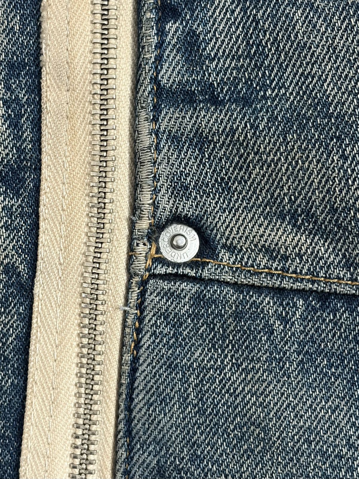 Undercover AW09 “Earmuff Maniac” Side Zip Denim Size US 31 - 5 Thumbnail