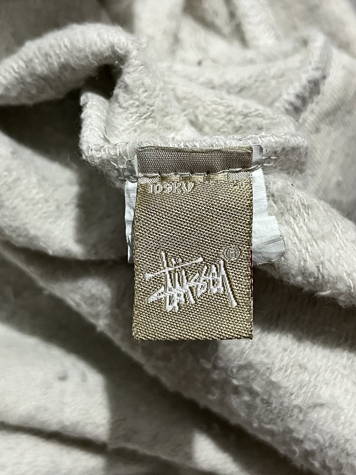 Vintage Stussy Crewneck 80 Logo Soft Grey