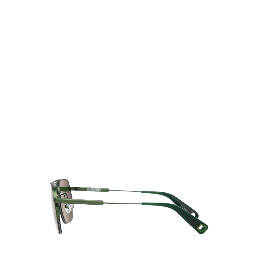 Jacquemus o1h1sh10525 Size: OS/ Aviador Sunglasses in Green Size ONE SIZE - 2 Thumbnail