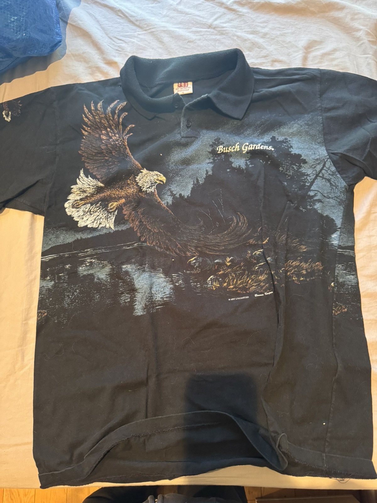 Designer × Vintage Vintage Universal Orlando Resort T-Shirt + Busch GardensPolo Size US XL / EU 56 / 4 - 3 Thumbnail