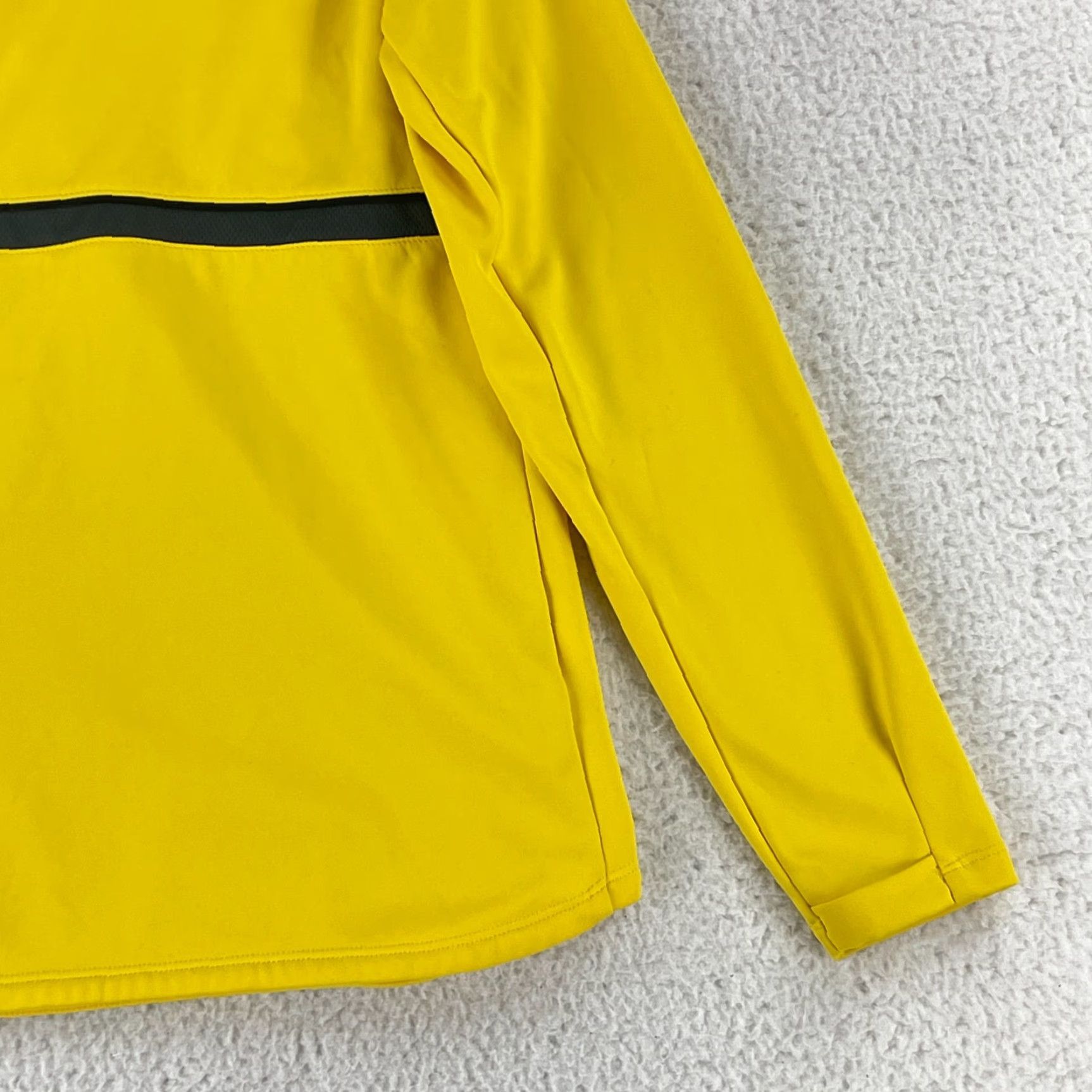 Nike Nike Dri-Fit Legends Soccer Sweater Large Yellow 1/4 Zip Long Sleeve Pullover Size US L / EU 52-54 / 3 - 4 Thumbnail