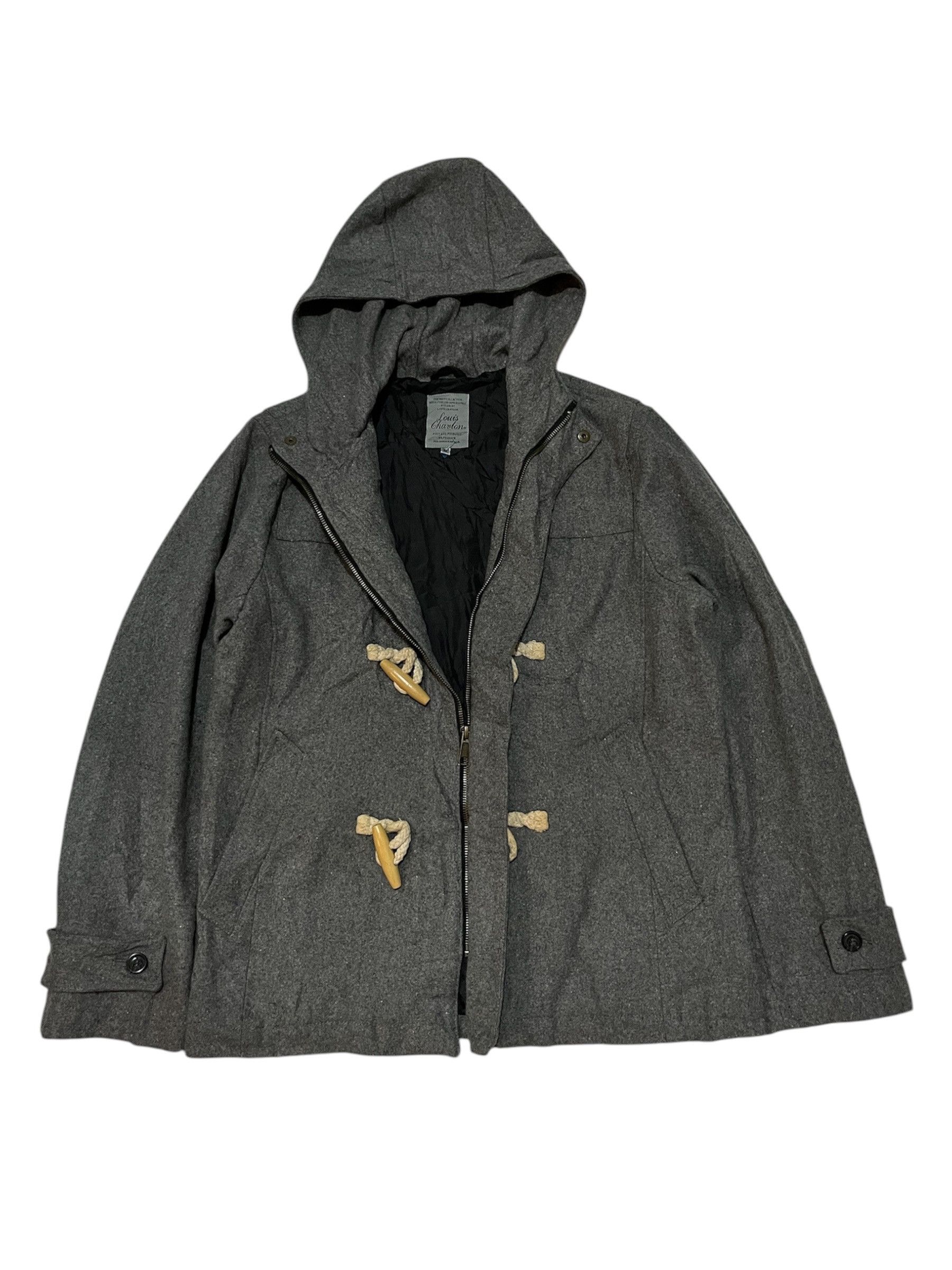Japanese Brand Louis Chavlon Japanese Wool Short Duffle Hooded Size US M / EU 48-50 / 2 - 3 Thumbnail