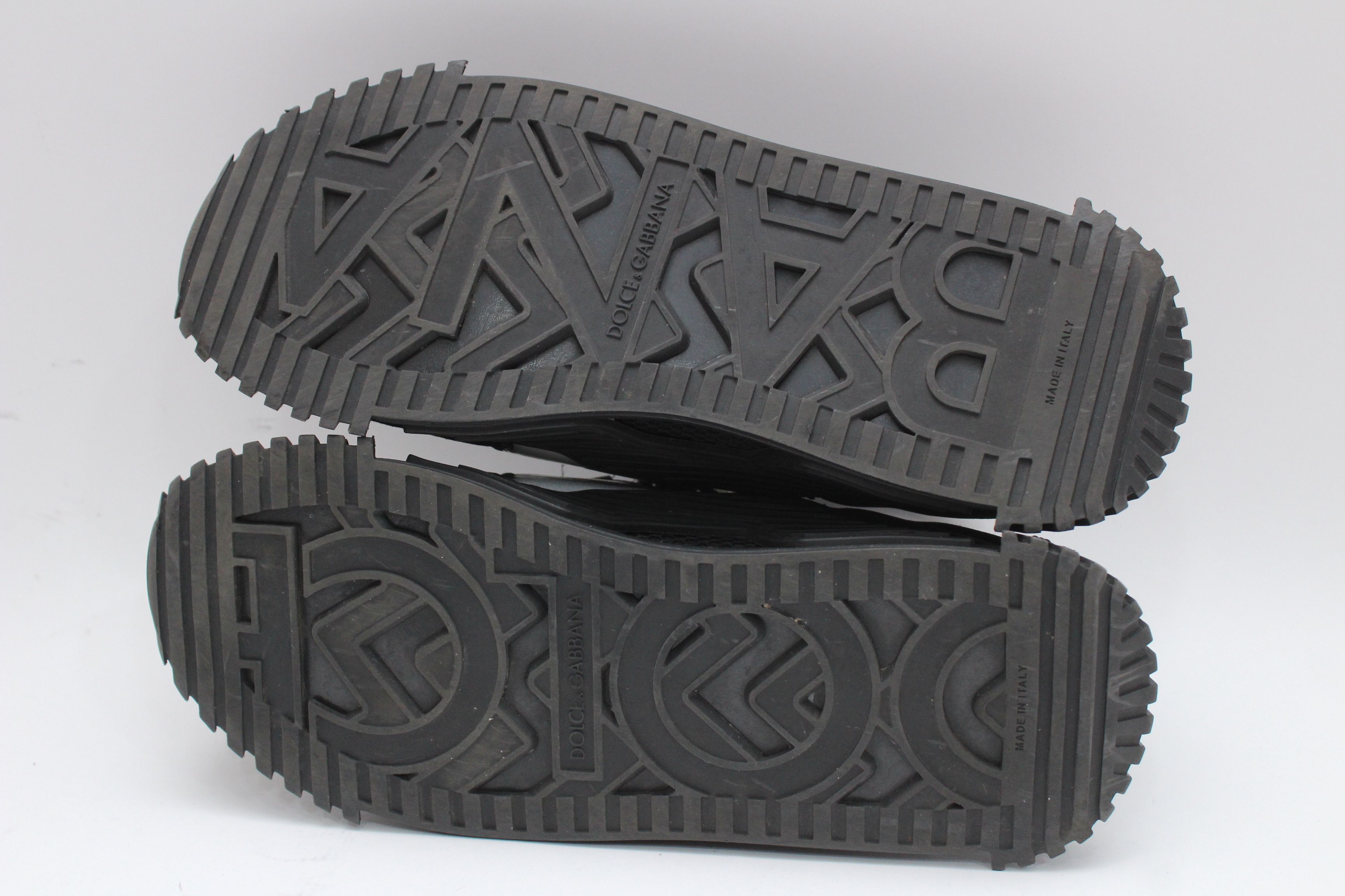 Dolce & Gabbana Dolce & Gabbana NS1 Black Mixed Materials Sneakers IT 42 Size US 9 / EU 42 - 9 Thumbnail