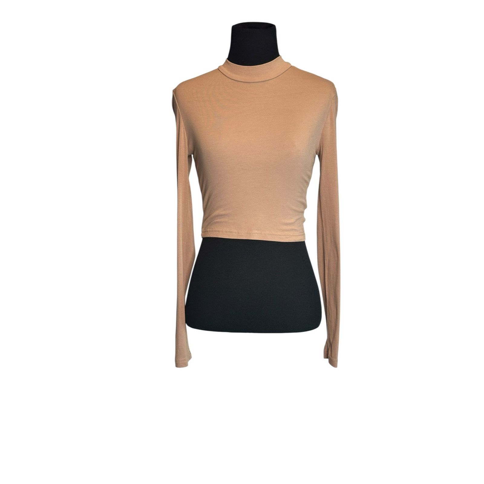 Shein Shein beige long sleeves t shirt top size Small Size S / US 4 / IT 40 - 13 Thumbnail
