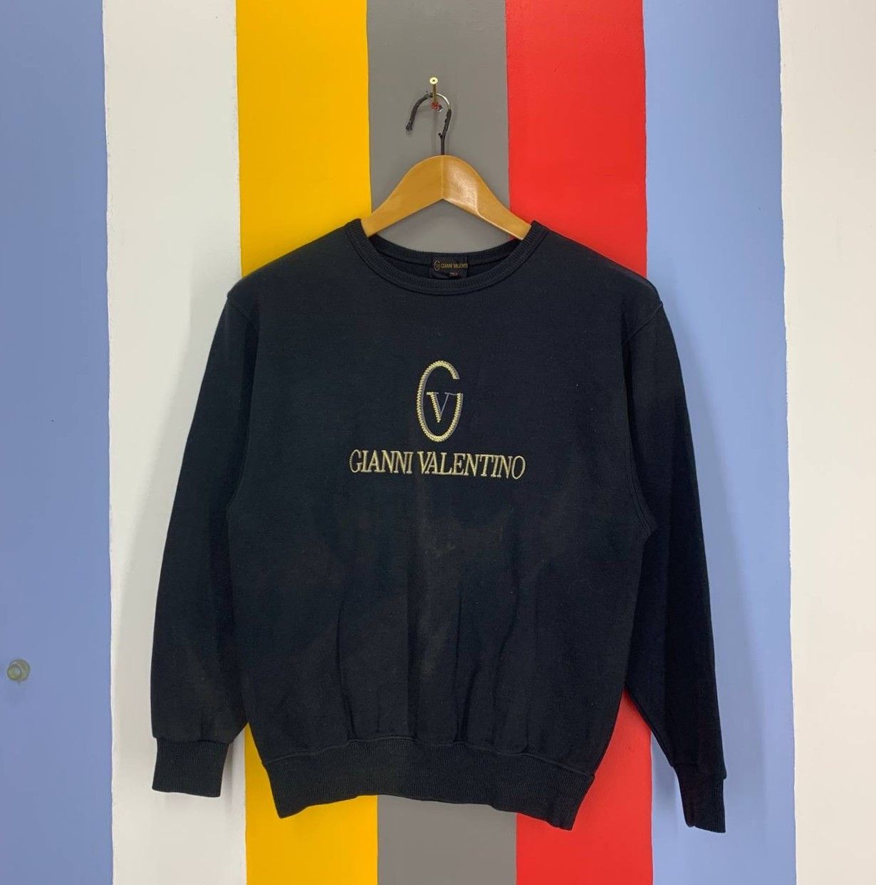 Gianni Valentino Vintage GIANNI VALENTINO Crew Neck Sweatshirt #2394-12 Size US S / EU 44-46 / 1 - 1 Thumbnail