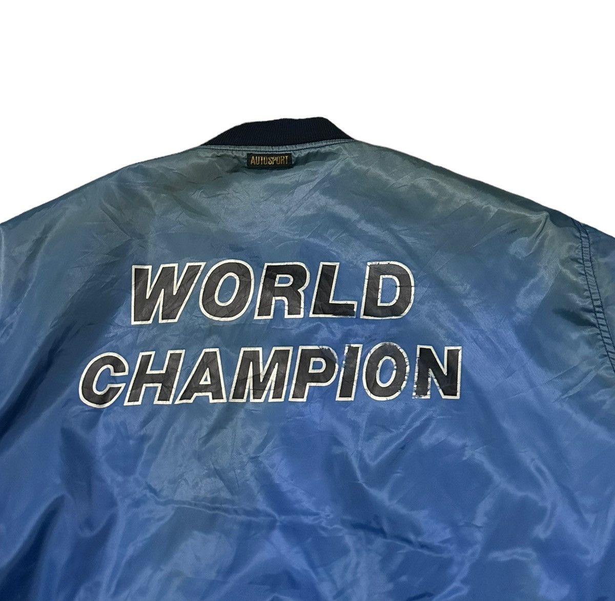 Vintage Sunfaded Vintage Grand prix world champion bomber jacket Size US M / EU 48-50 / 2 - 7 Thumbnail